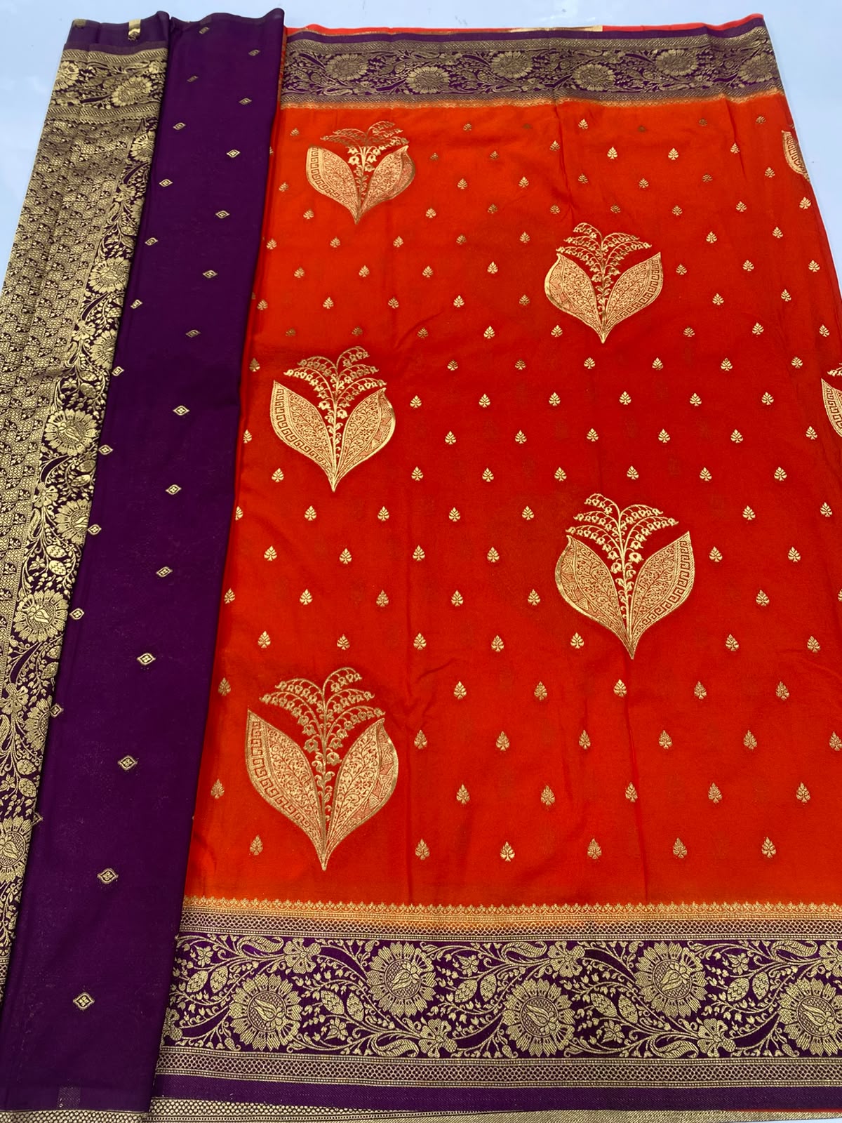 Khaddi Georgette Saree(3490-R21)