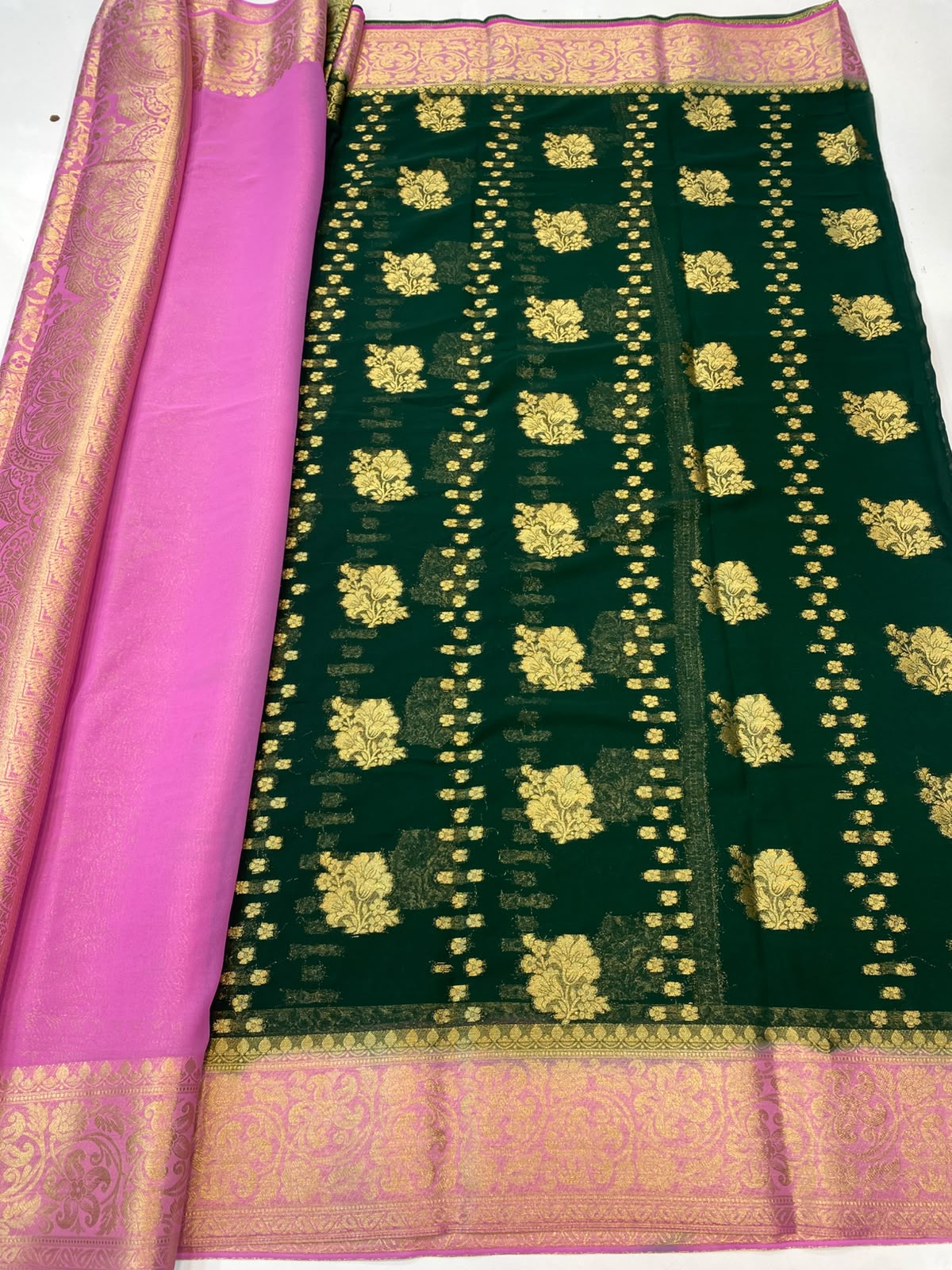 Khaddi Georgette Saree(3493-R24)