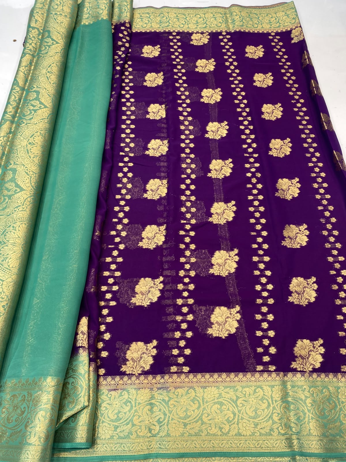 Khaddi Georgette Saree(3493-R24)