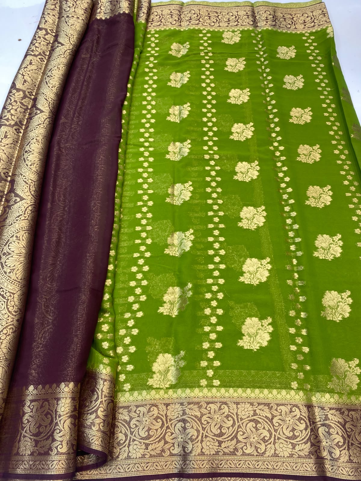 Khaddi Georgette Saree(3493-R24)