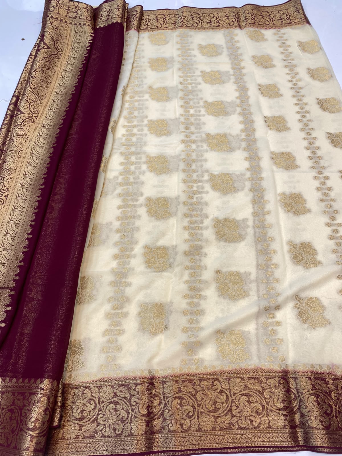 Khaddi Georgette Saree(3493-R24)
