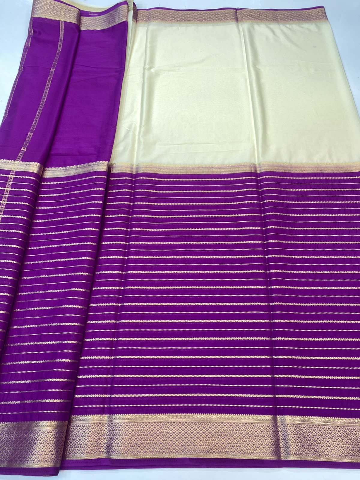 Mysore Crepe Bentex Border(3489-R6)