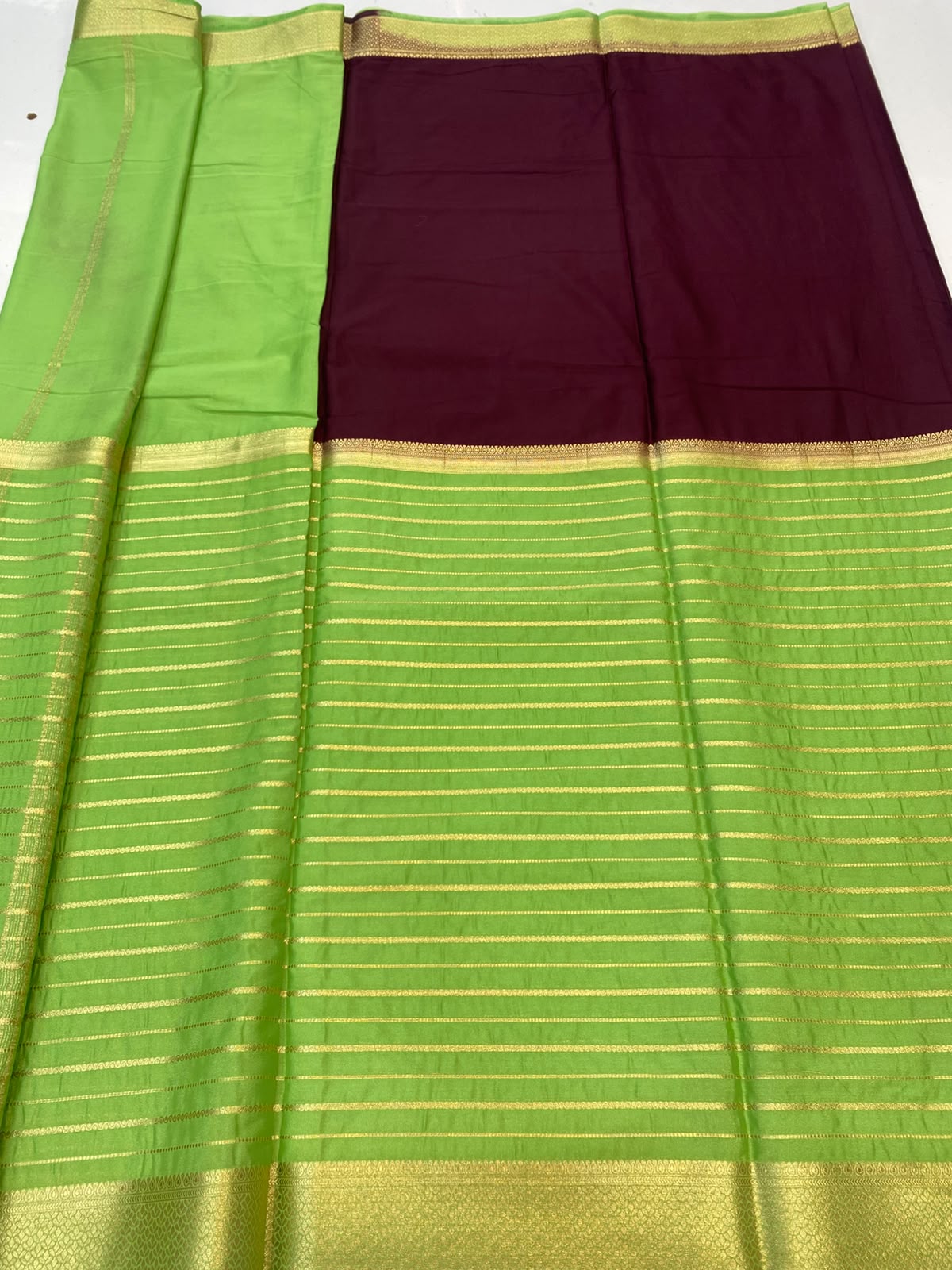 Mysore Crepe Bentex Border(3489-R6)