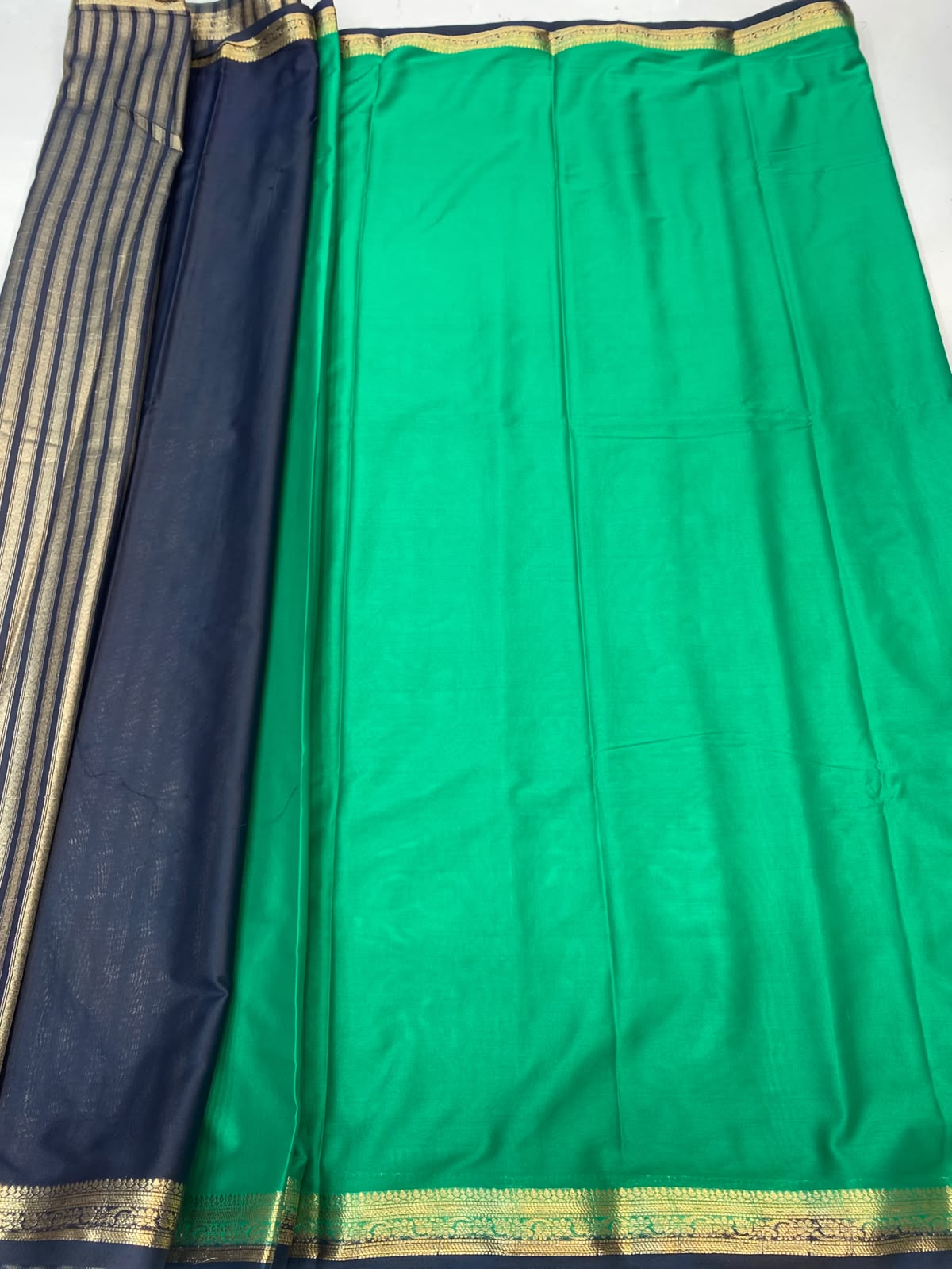 Mysore Crepe Self Saree(3496-R24)