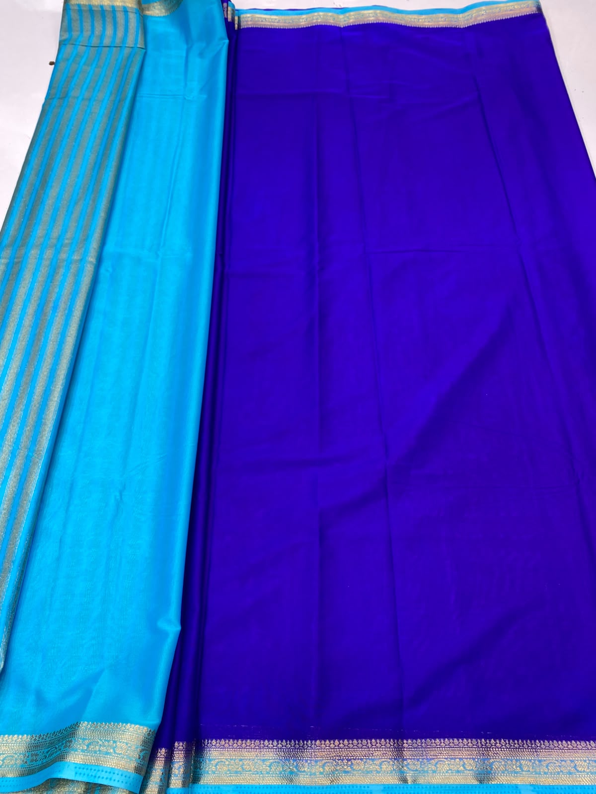 Mysore Crepe Self Saree(3496-R24)