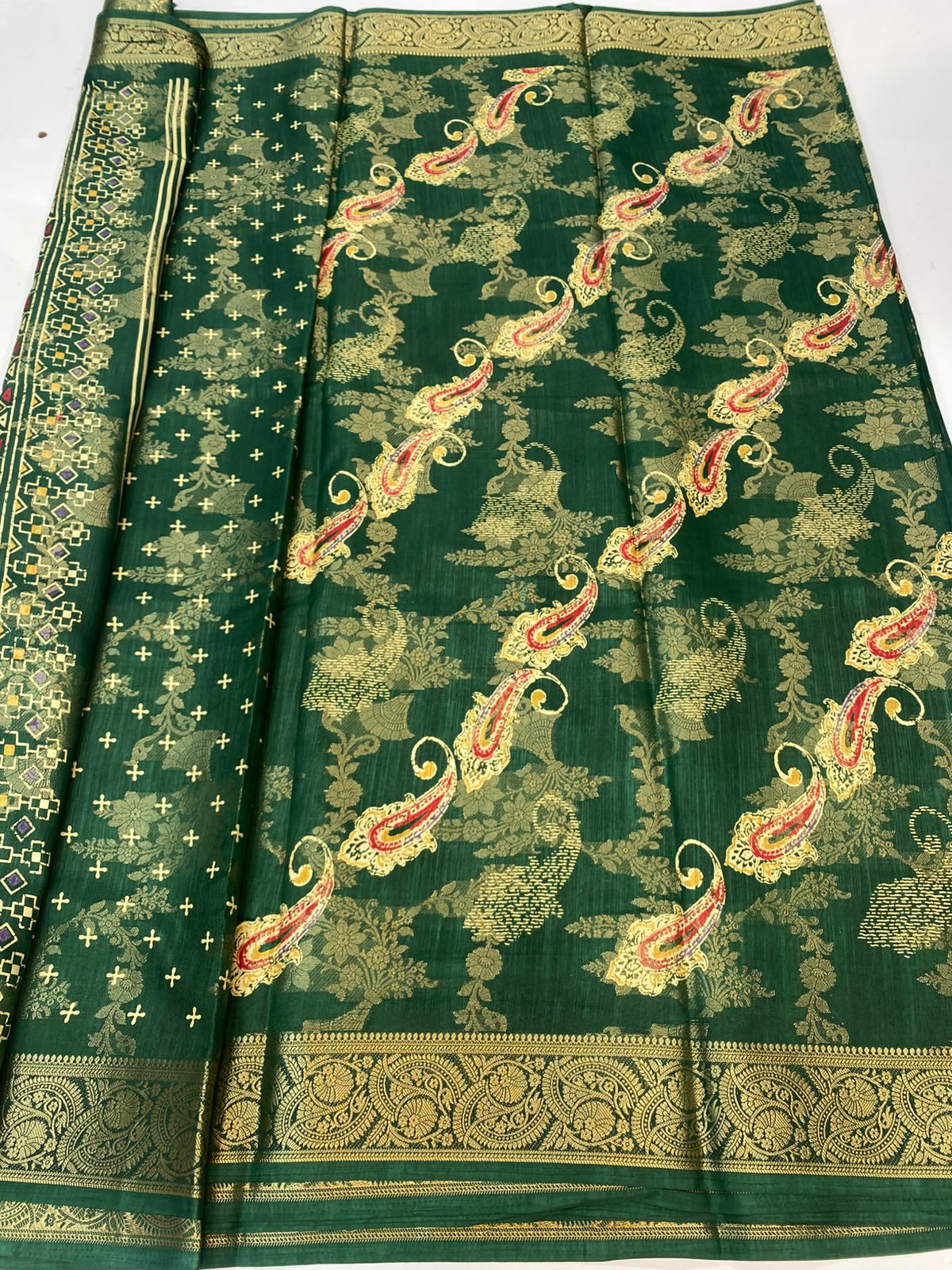 Semi Silk Butta Saree(3413-R24)