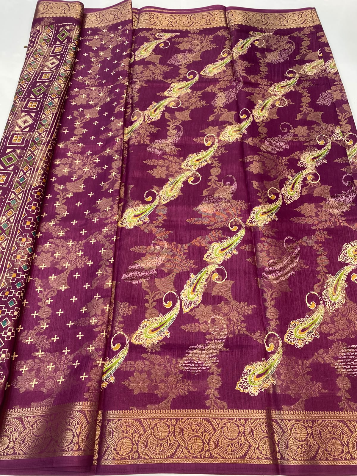 Semi Silk Butta Saree(3413-R24)
