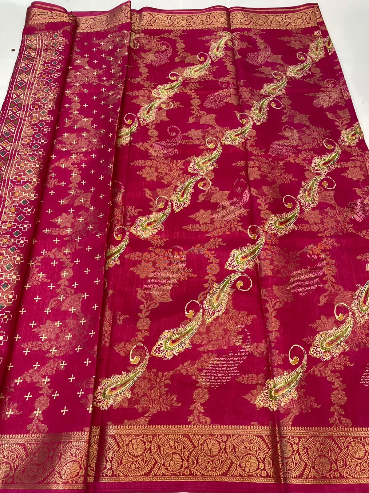 Semi Silk Butta Saree(3413-R24)