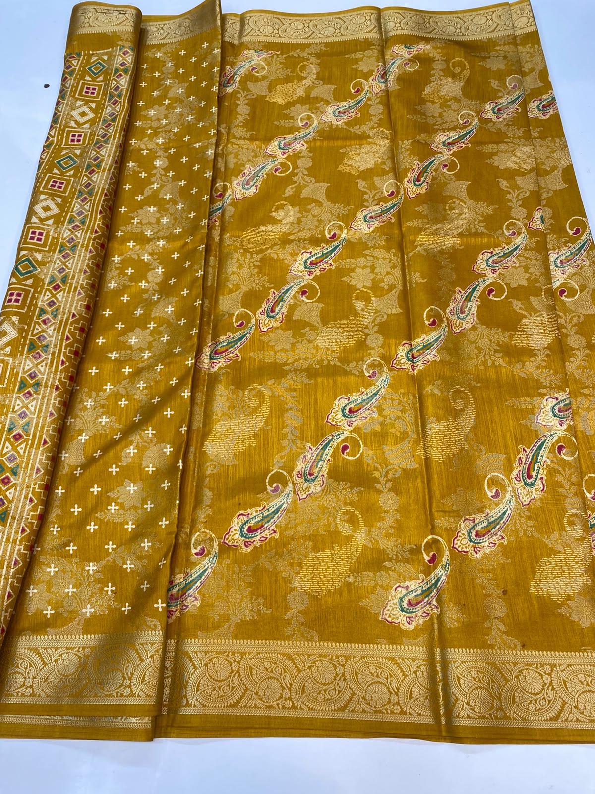 Semi Silk Butta Saree(3413-R24)