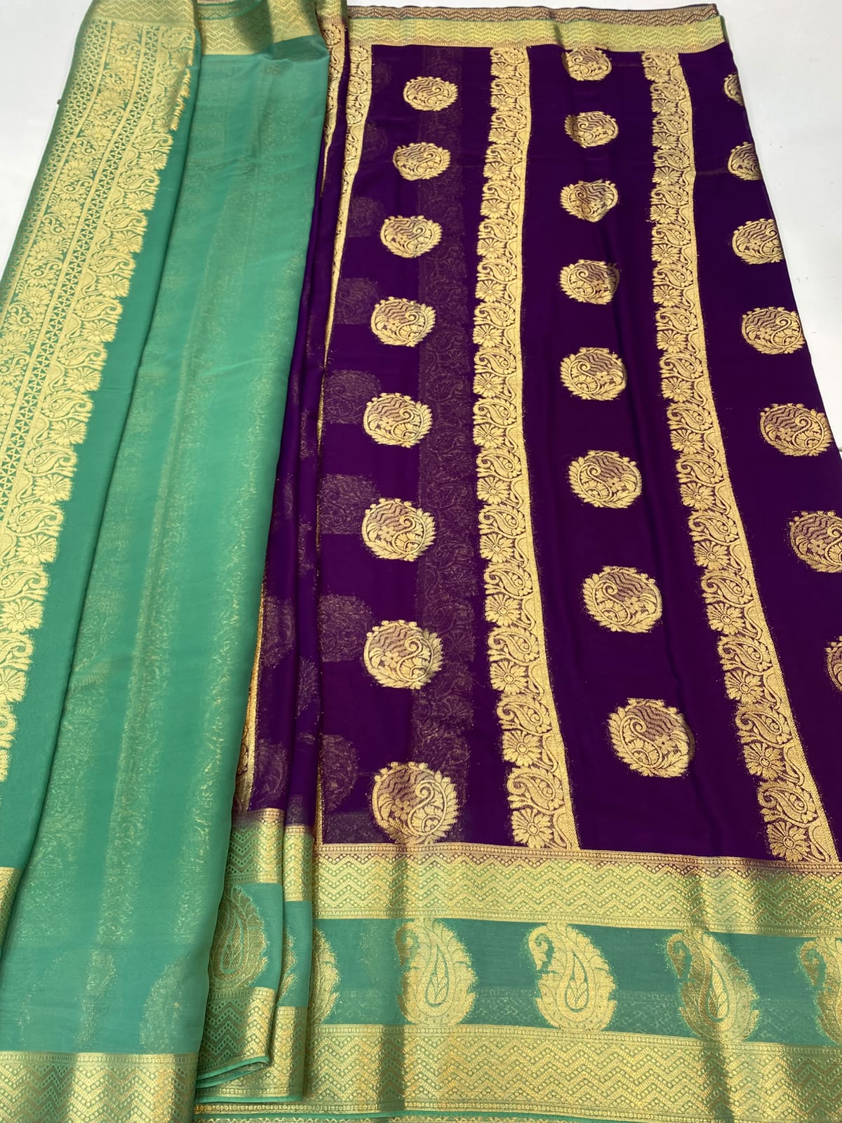 Khaddi Georgette Saree(3493A-R24)
