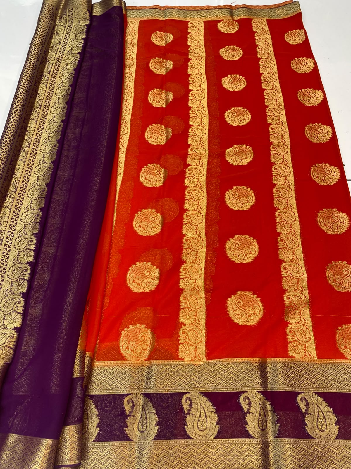 Khaddi Georgette Saree(3493A-R24)