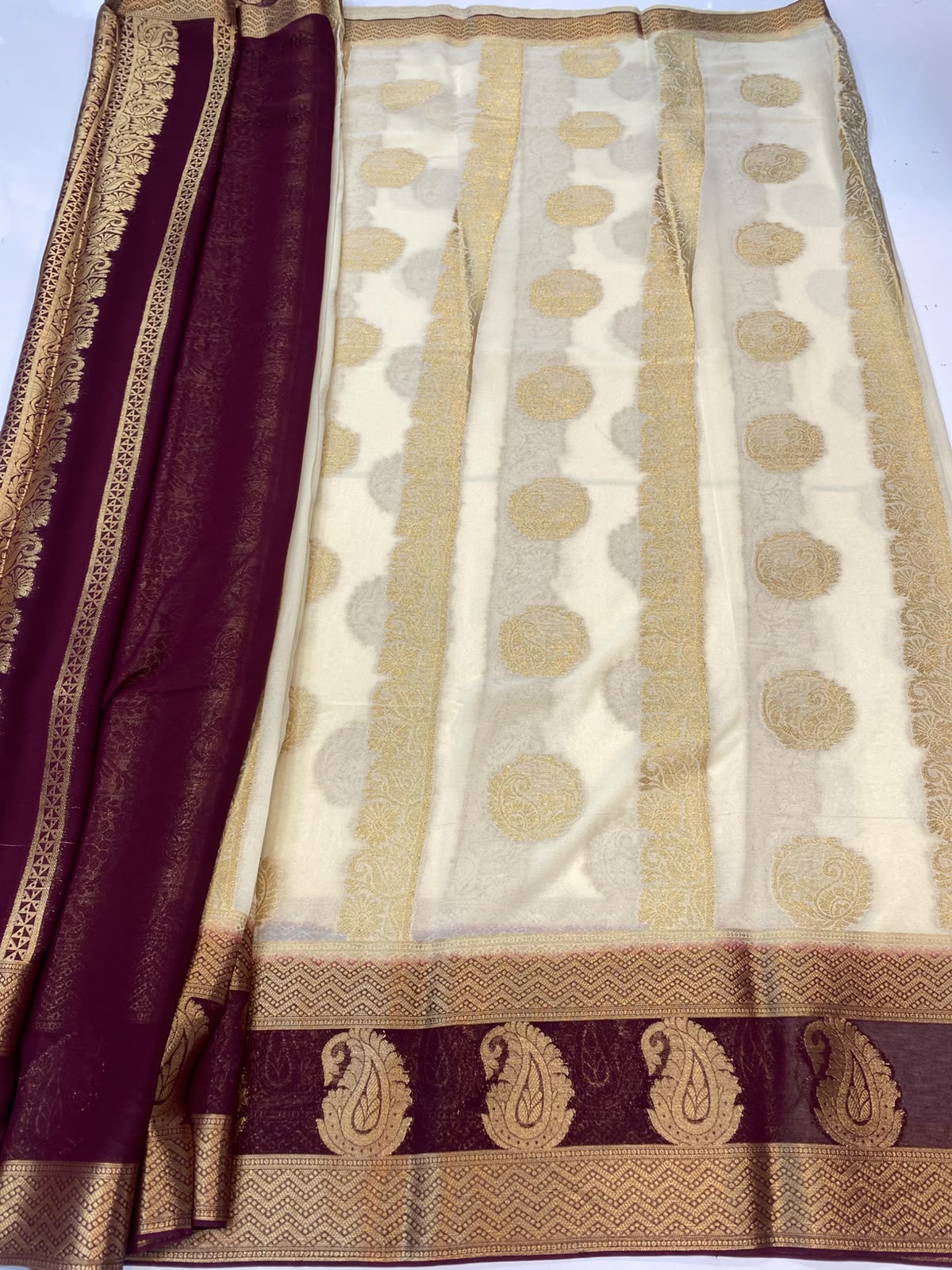 Khaddi Georgette Saree(3493A-R24)