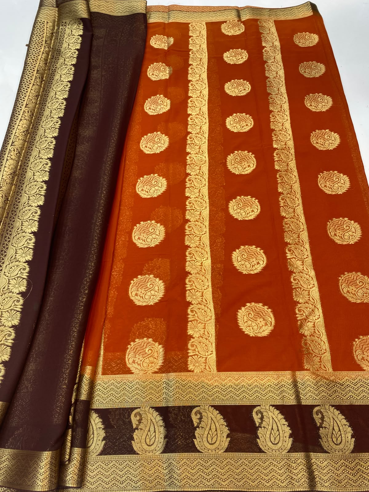 Khaddi Georgette Saree(3493A-R24)