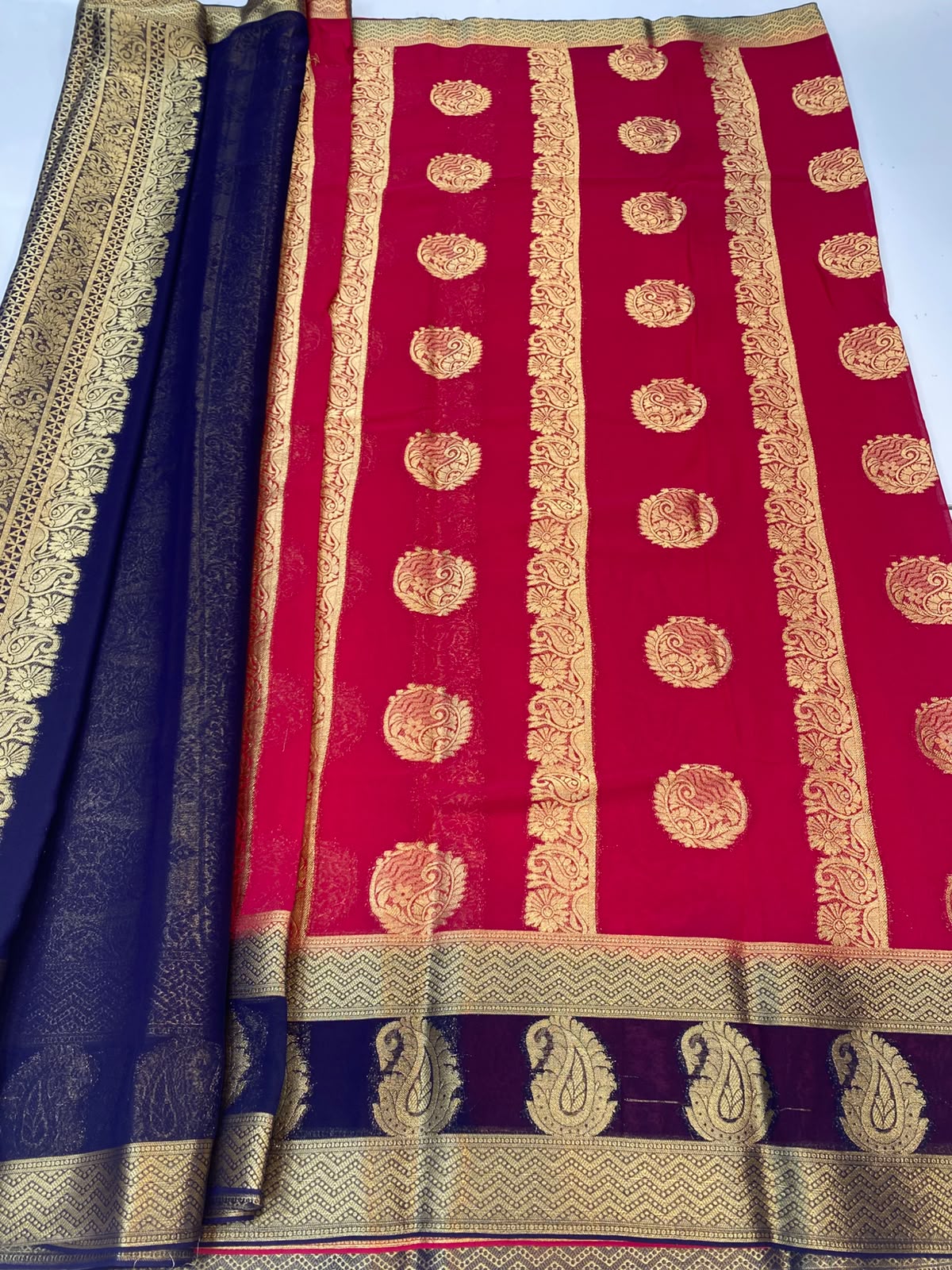 Khaddi Georgette Saree(3493A-R24)