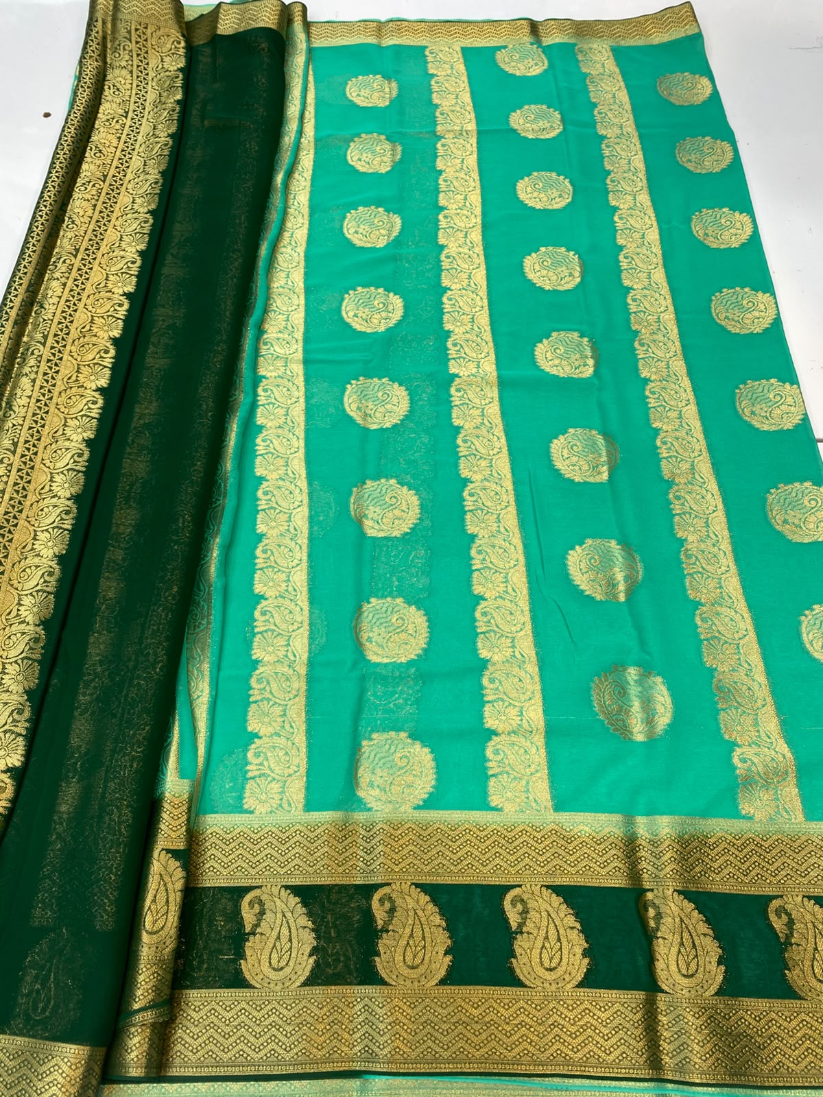 Khaddi Georgette Saree(3493A-R24)