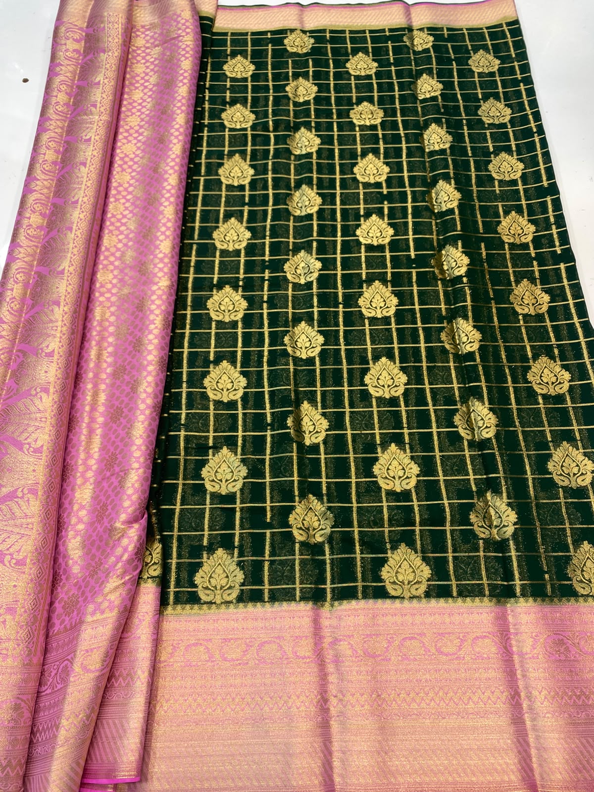 Khaddi Georgette Saree(3493B-R22)