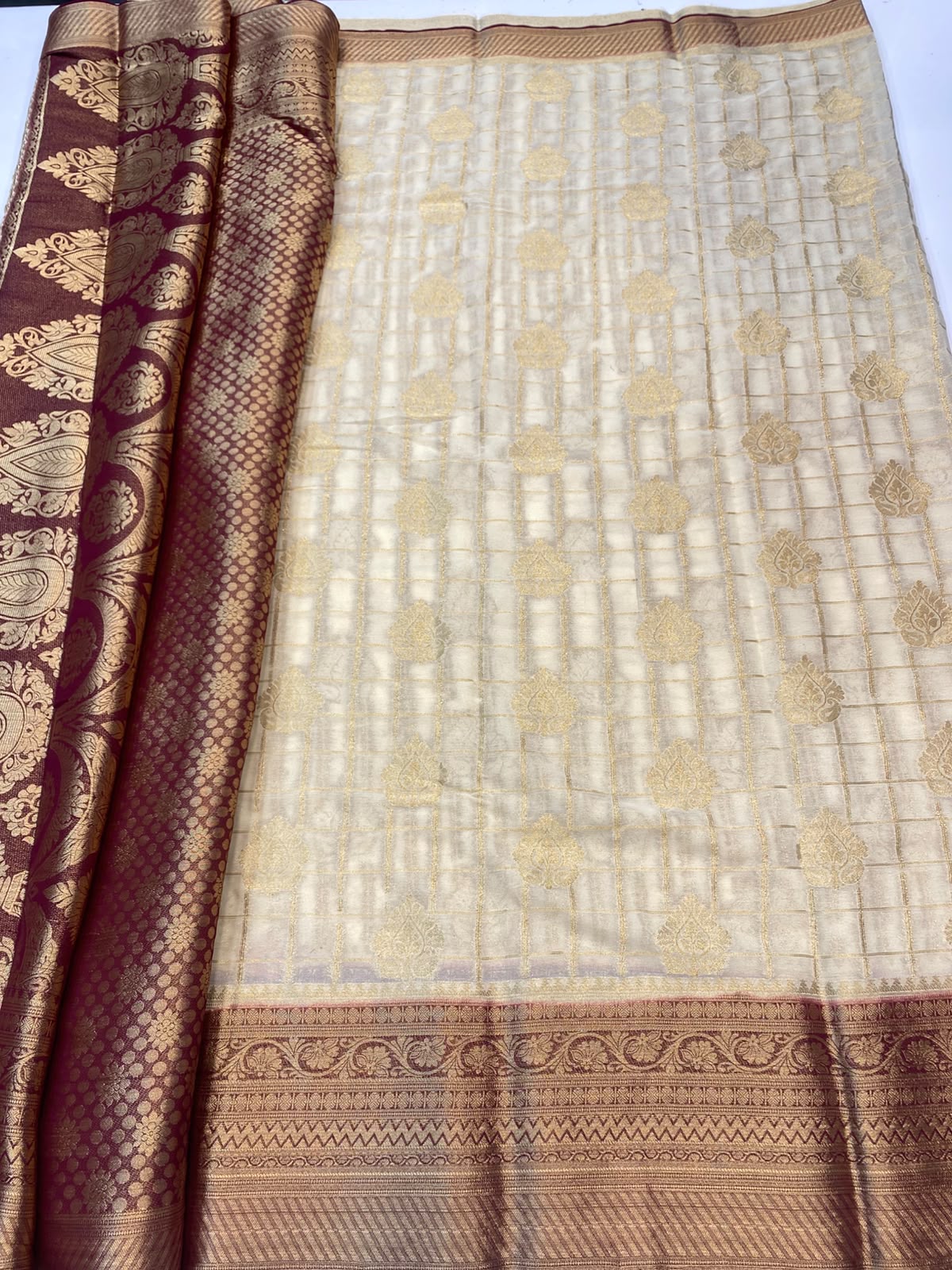 Khaddi Georgette Saree(3493B-R22)