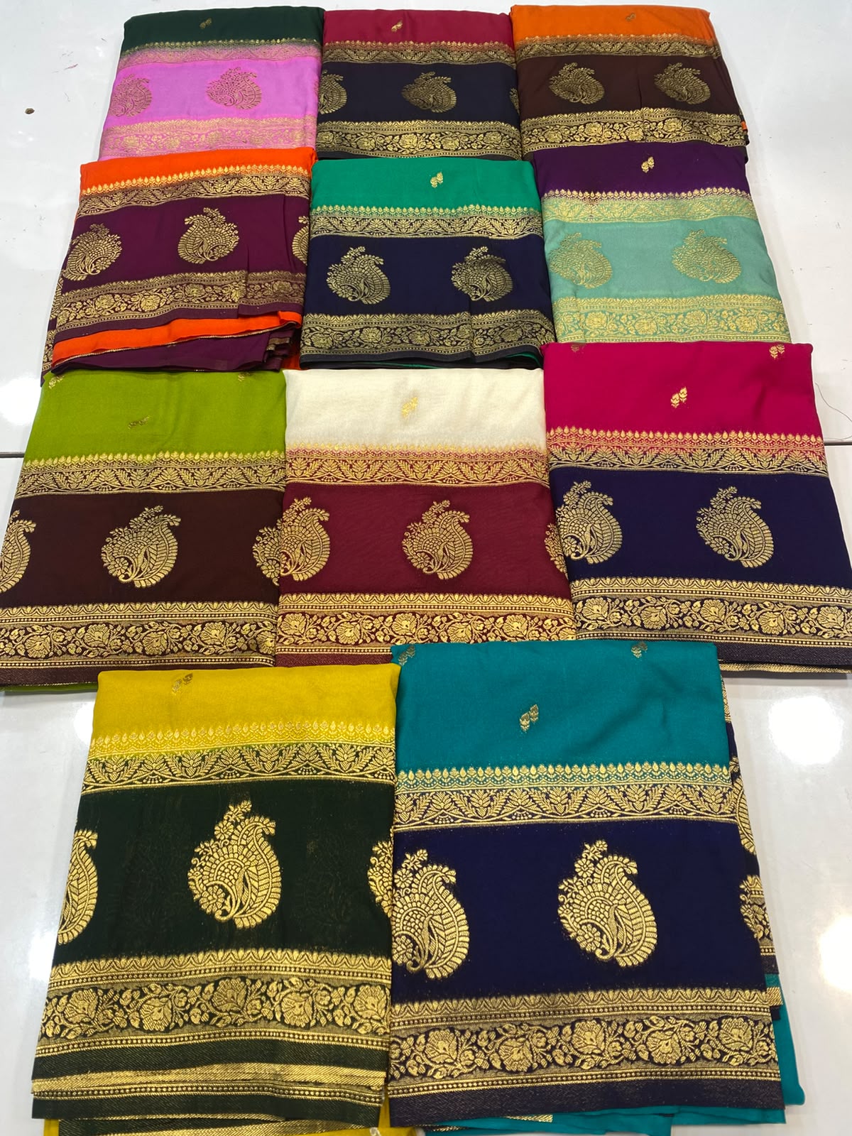 Khaddi Georgette Saree(3490A-R22)