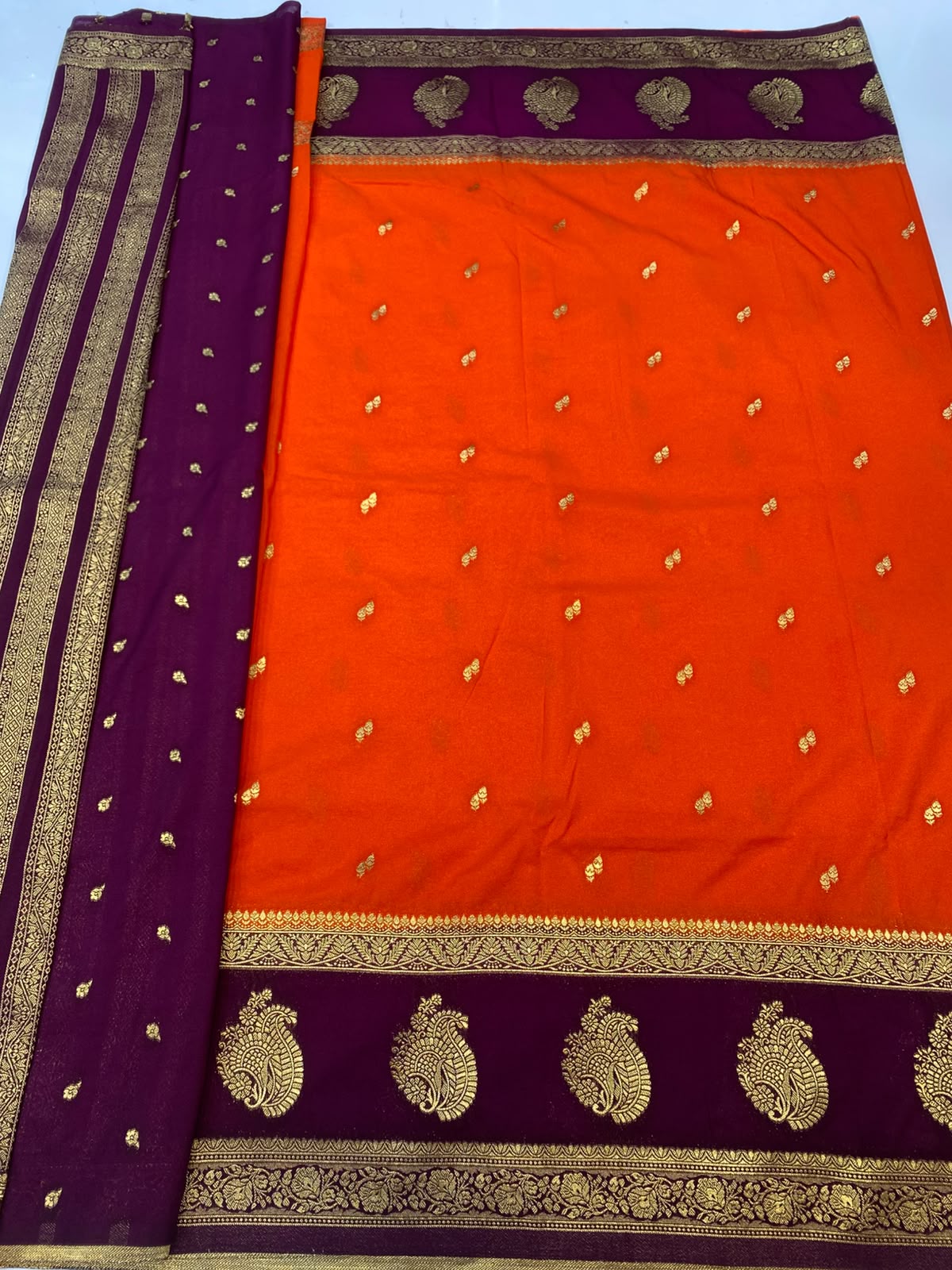 Khaddi Georgette Saree(3490A-R22)