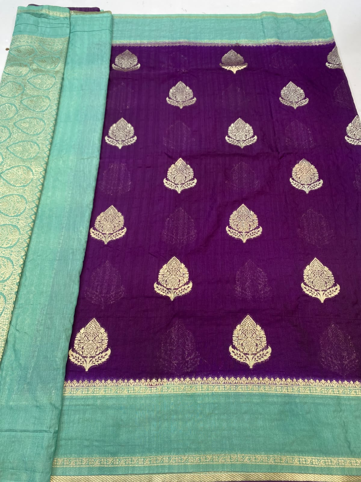 Matka Silk Georgette Saree(3492-R21)