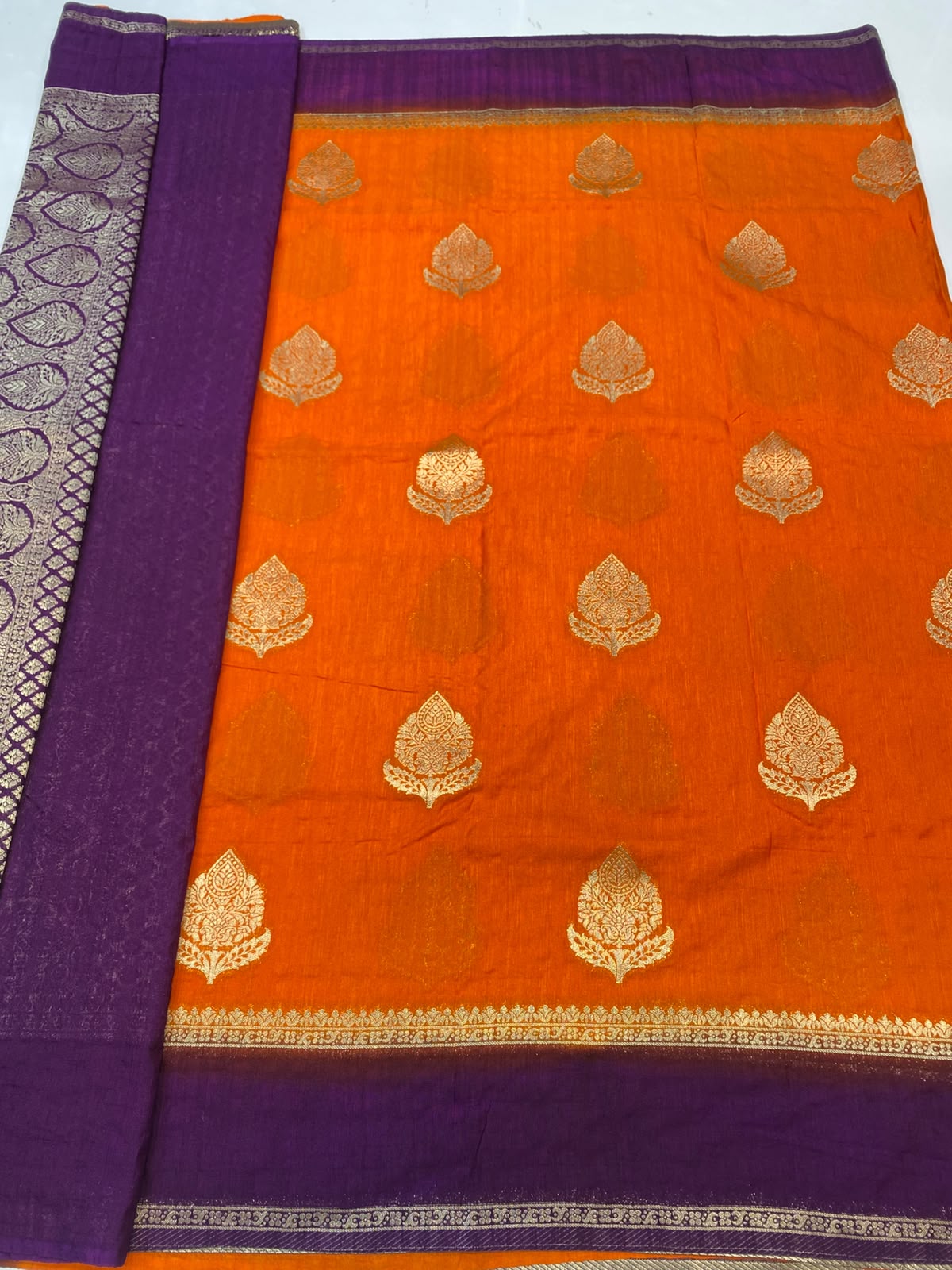 Matka Silk Georgette Saree(3492-R21)
