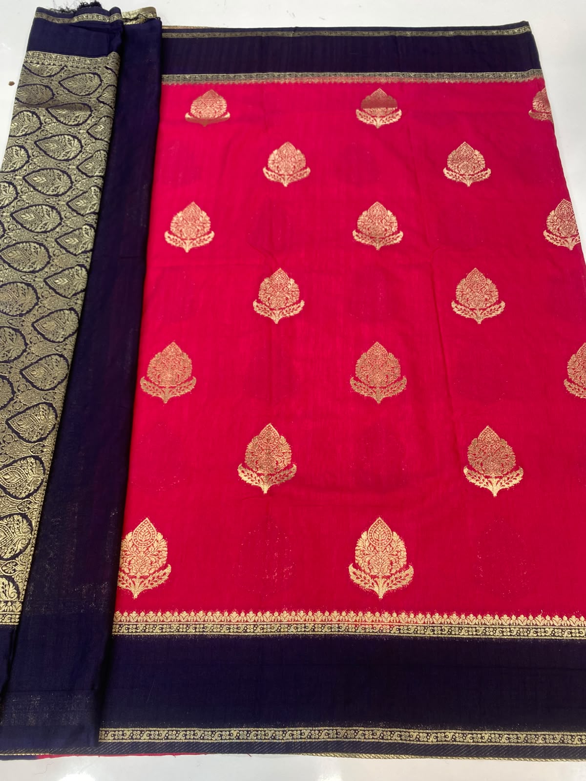 Matka Silk Georgette Saree(3492-R21)