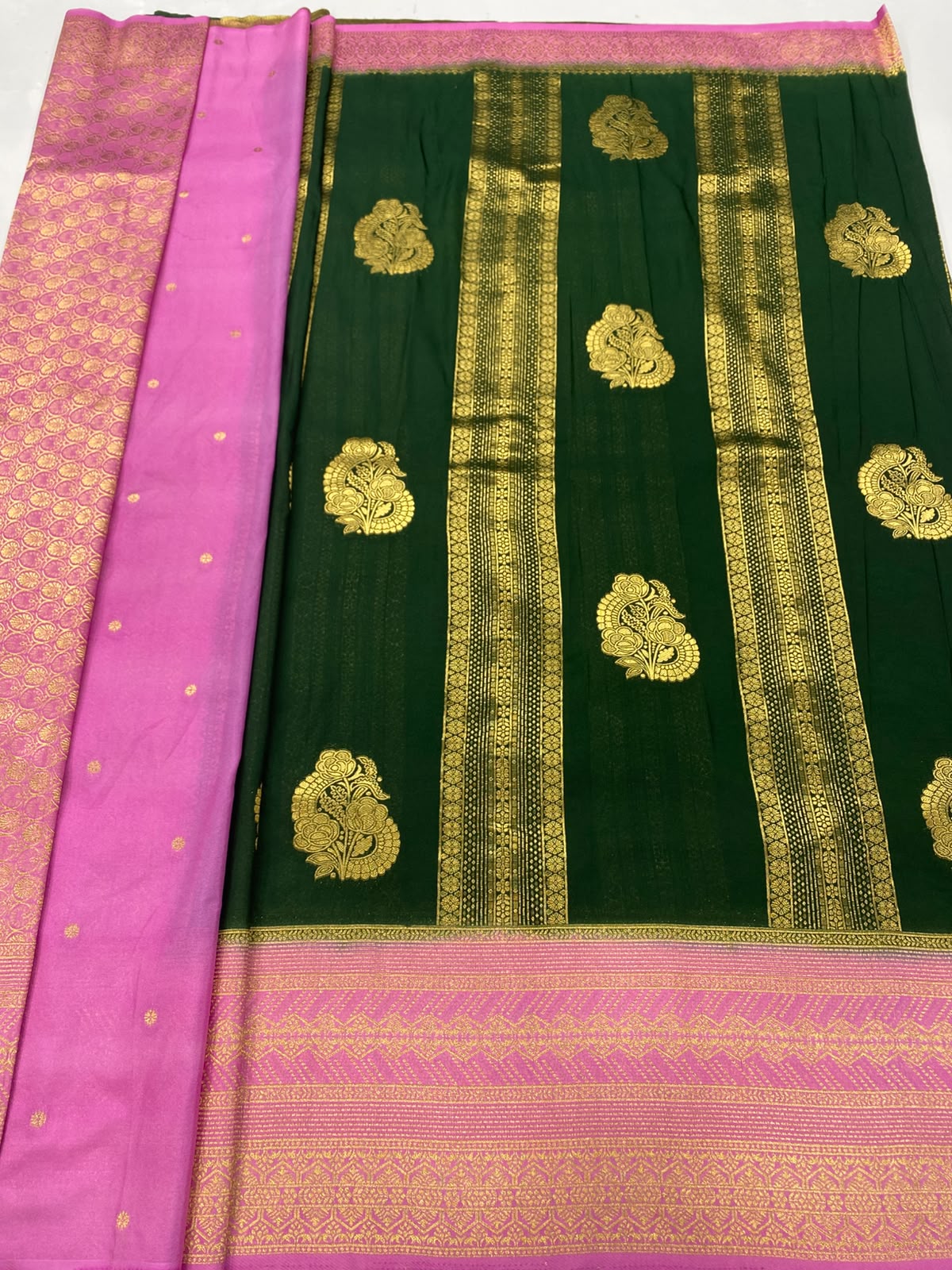 Khaddi Georgette Saree(3490B-R10)