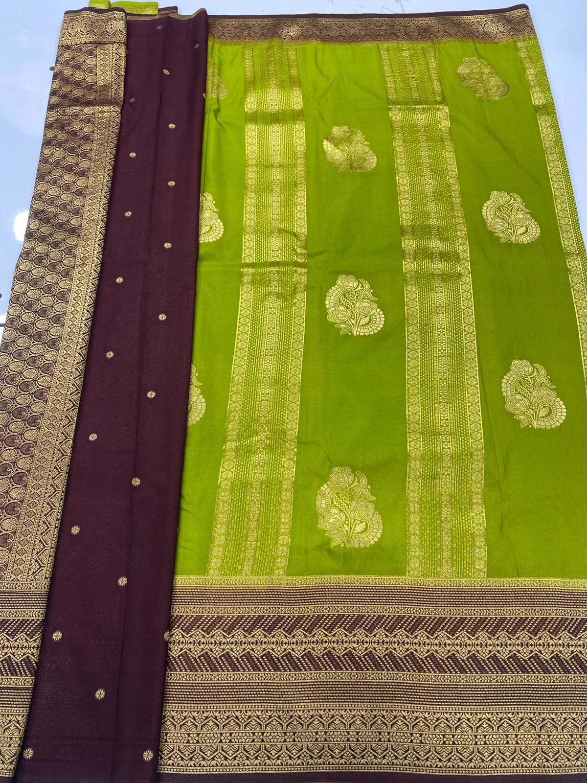 Khaddi Georgette Saree(3490B-R10)