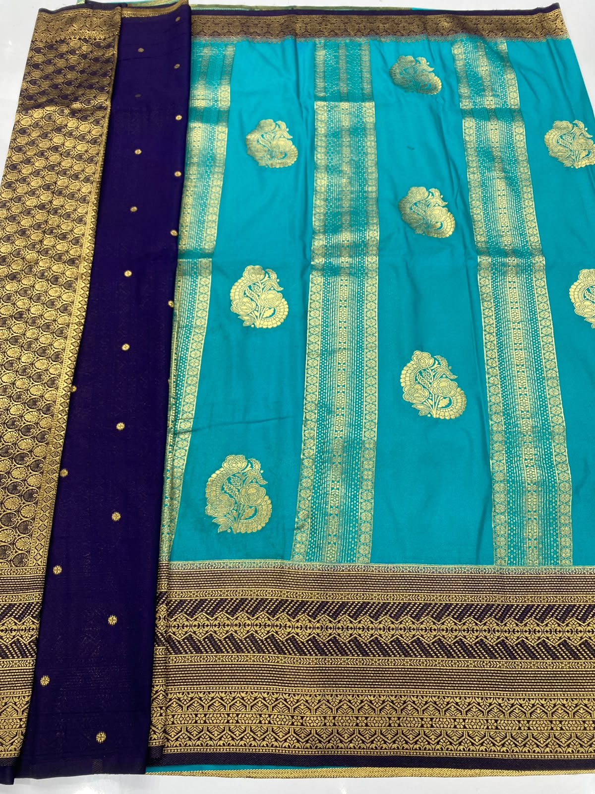 Khaddi Georgette Saree(3490B-R10)