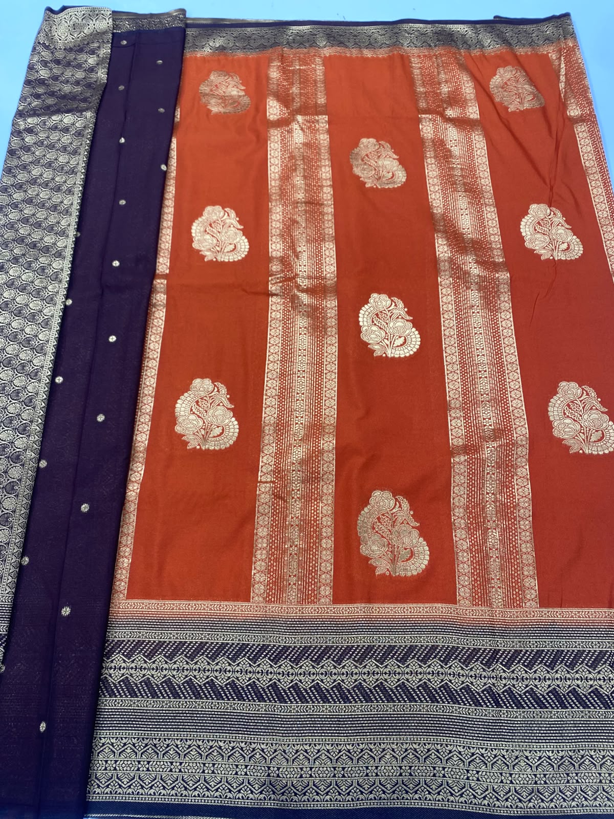 Khaddi Georgette Saree(3490B-R10)