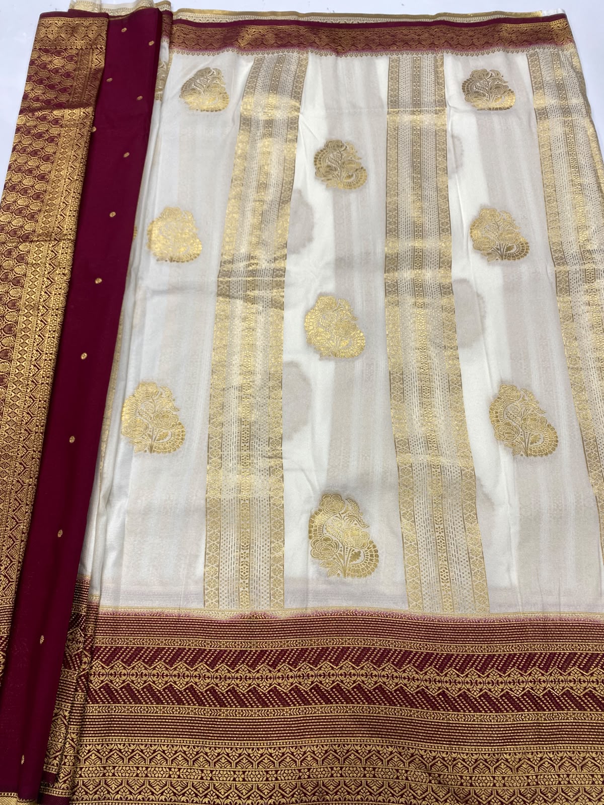 Khaddi Georgette Saree(3490B-R10)