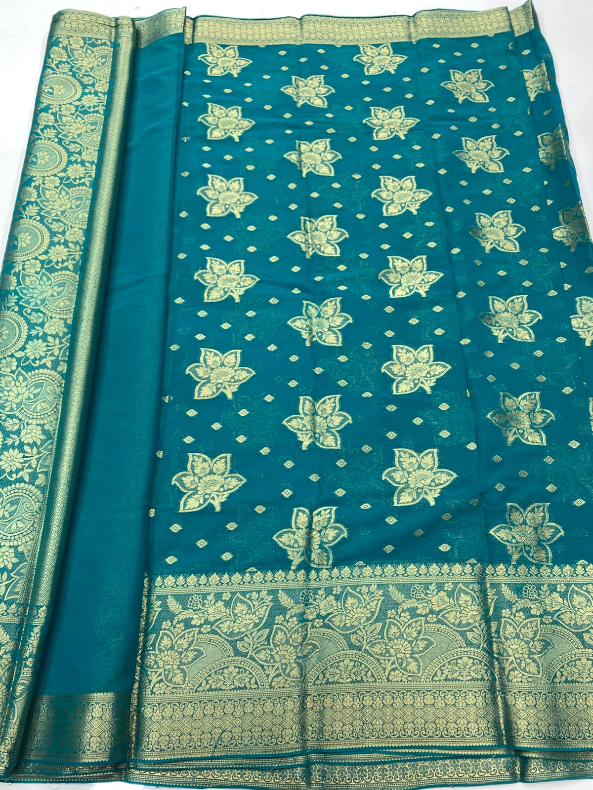 Khaddi Georgette Saree (3491-R17)