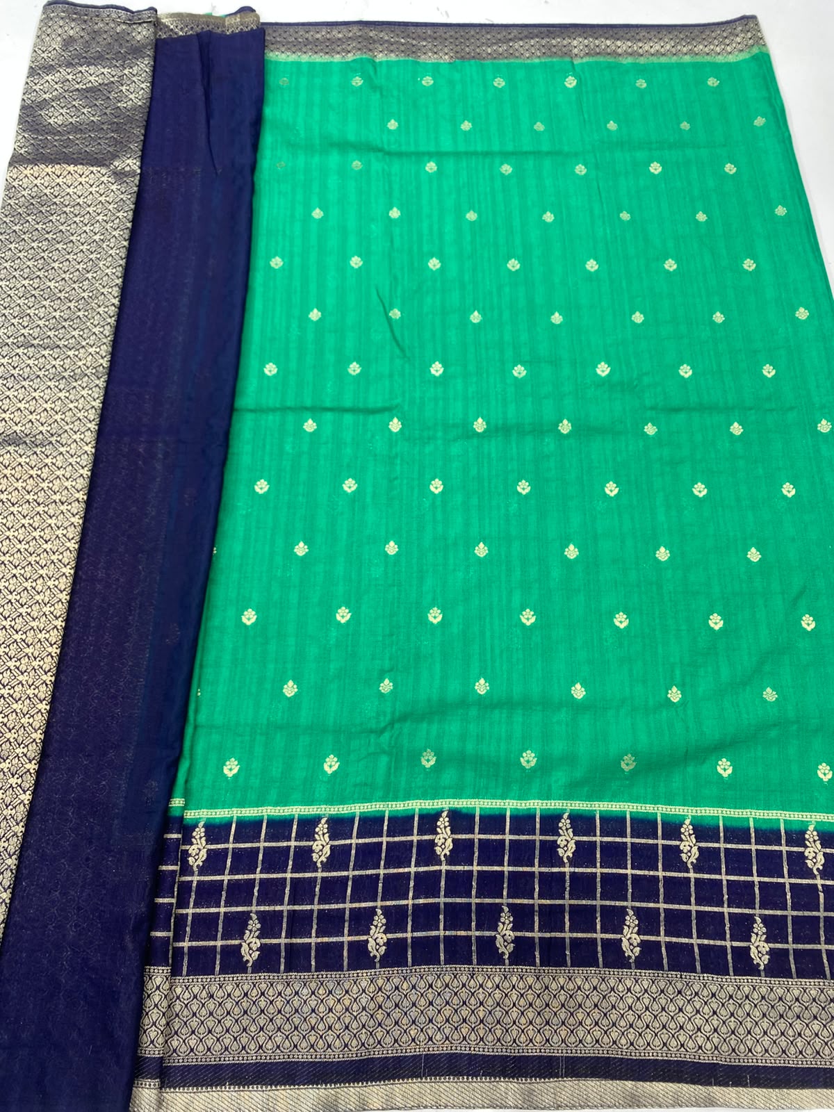 Matka Silk Georgette Saree(3492B-R23)