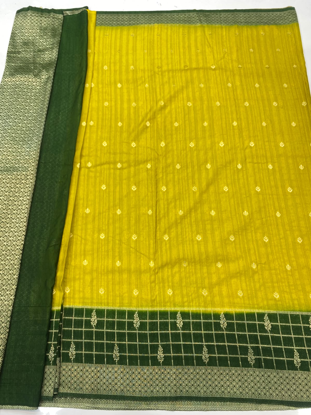 Matka Silk Georgette Saree(3492B-R23)