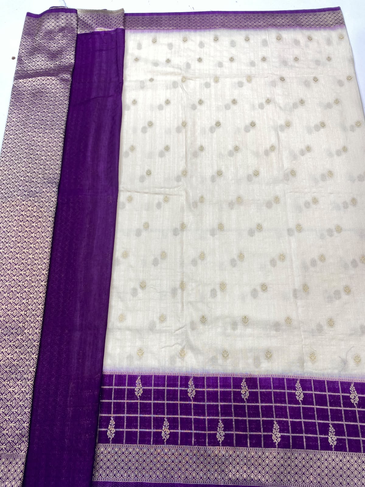 Matka Silk Georgette Saree(3492B-R23)