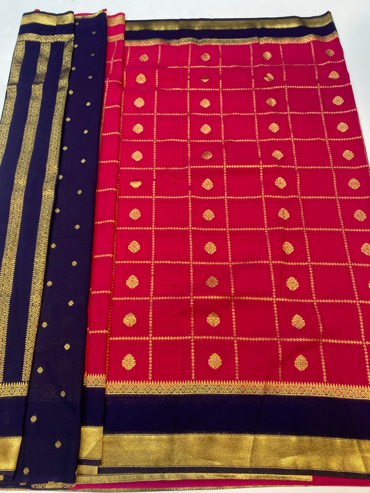Khaddi Georgette Saree(3490C-R23)