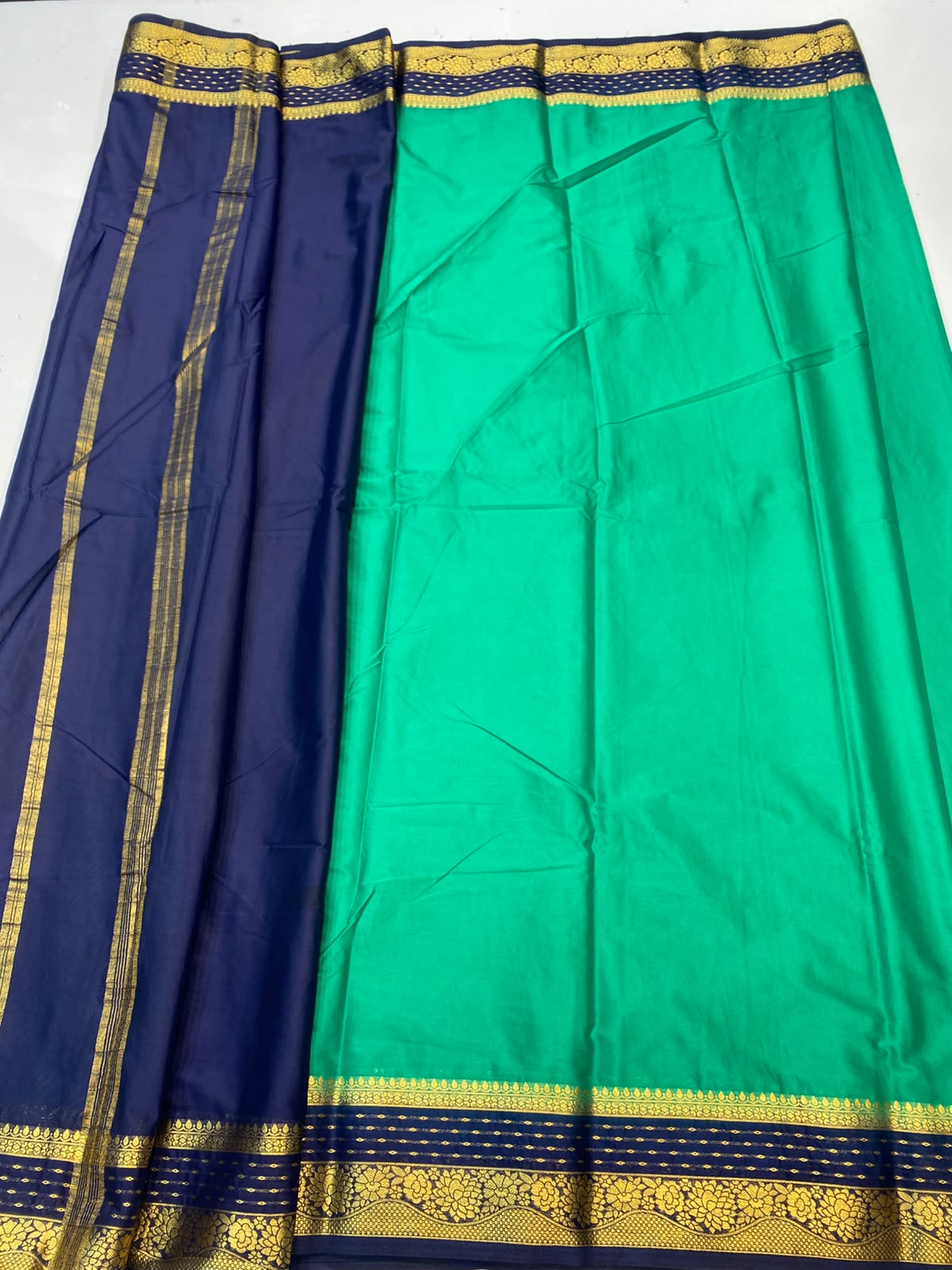 Mysore Crepe Zari Border Saree(3508B-R24)