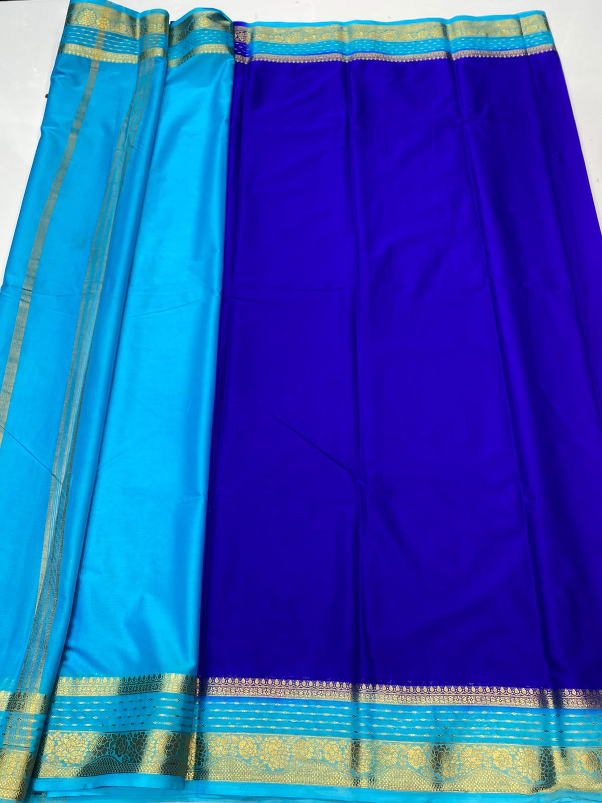Mysore Crepe Zari Border Saree(3508B-R24)