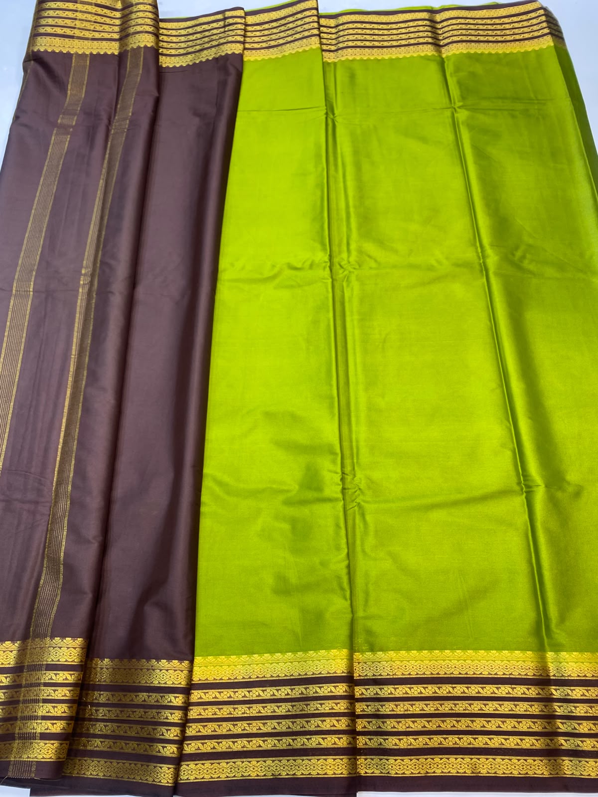 Mysore Crepe Zari Border Saree(3508J-R6)