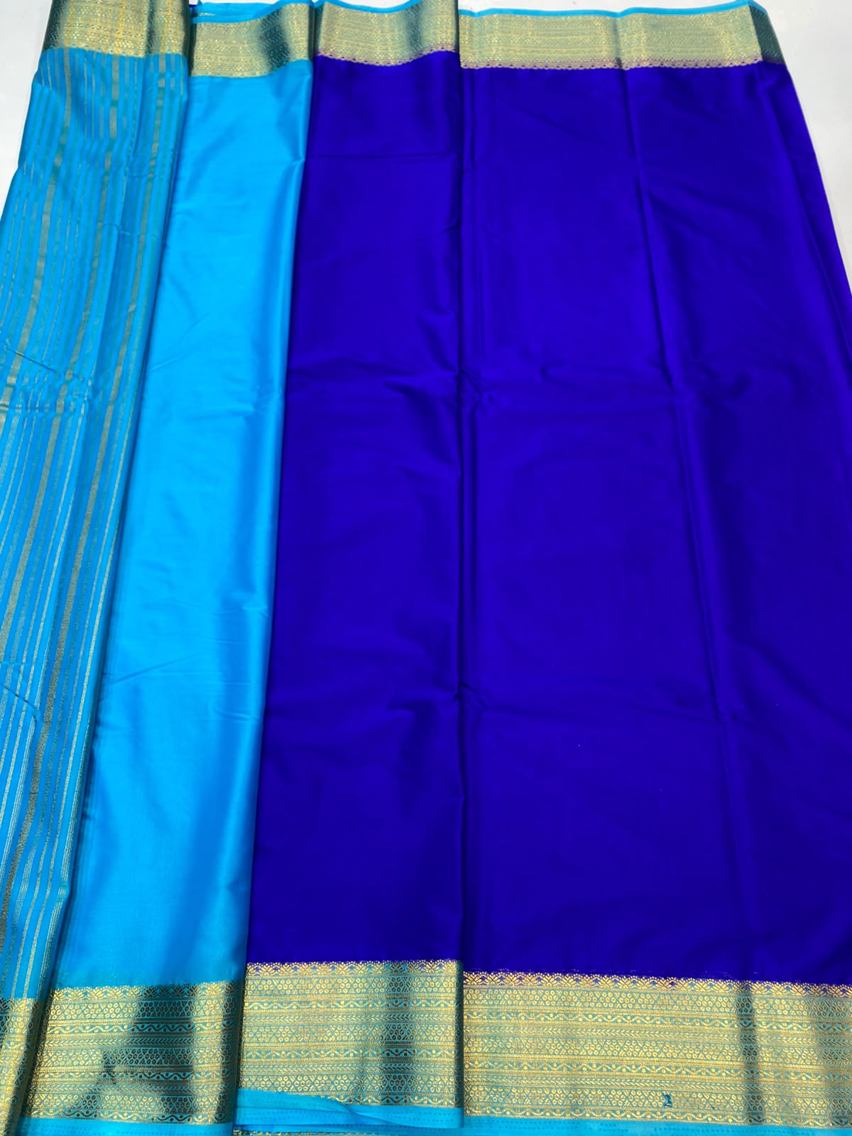 Mysore Crepe Zari Border Saree(3508K-R11)