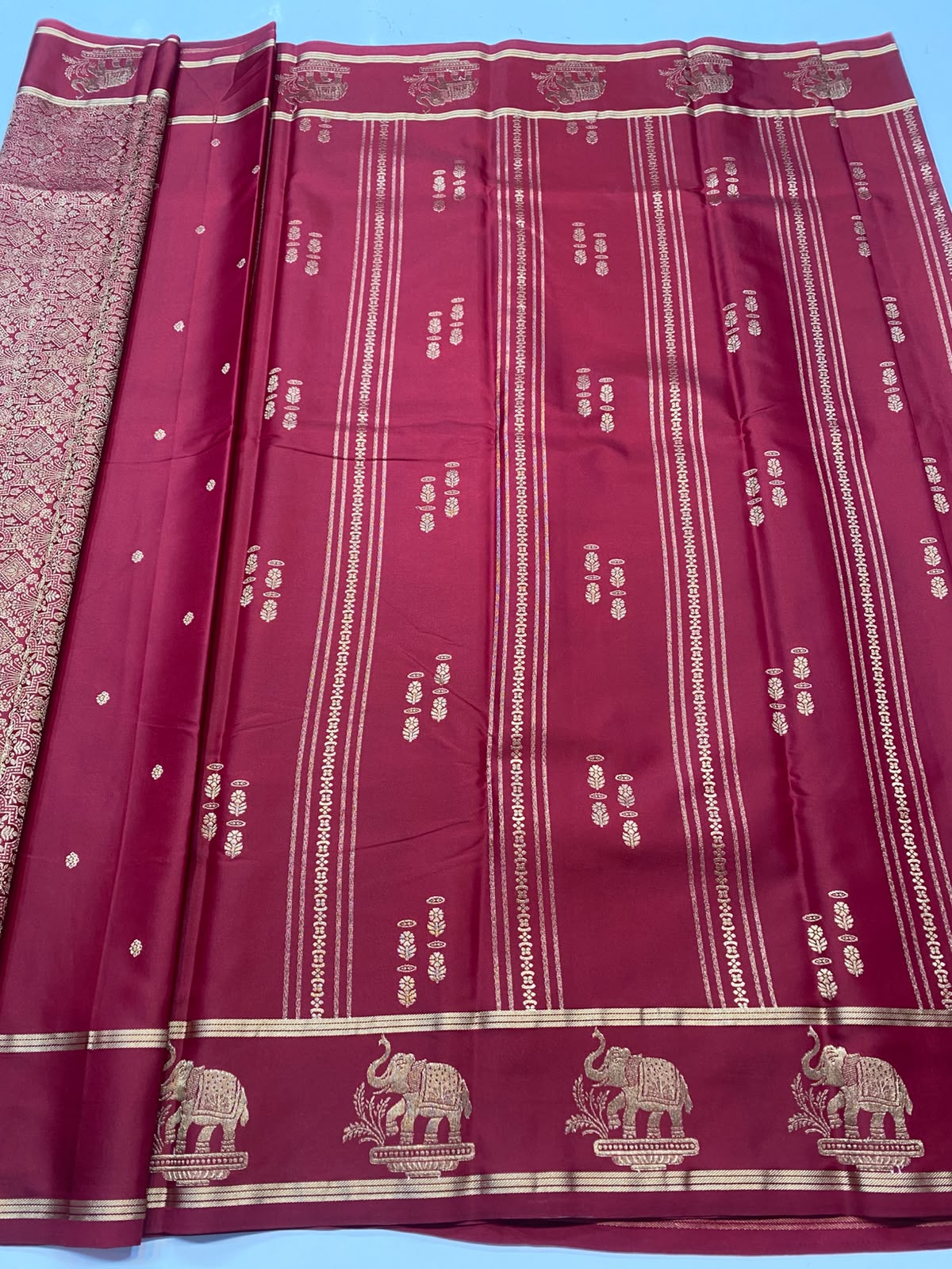 Khaddi Georgette Saree(3779-R14)
