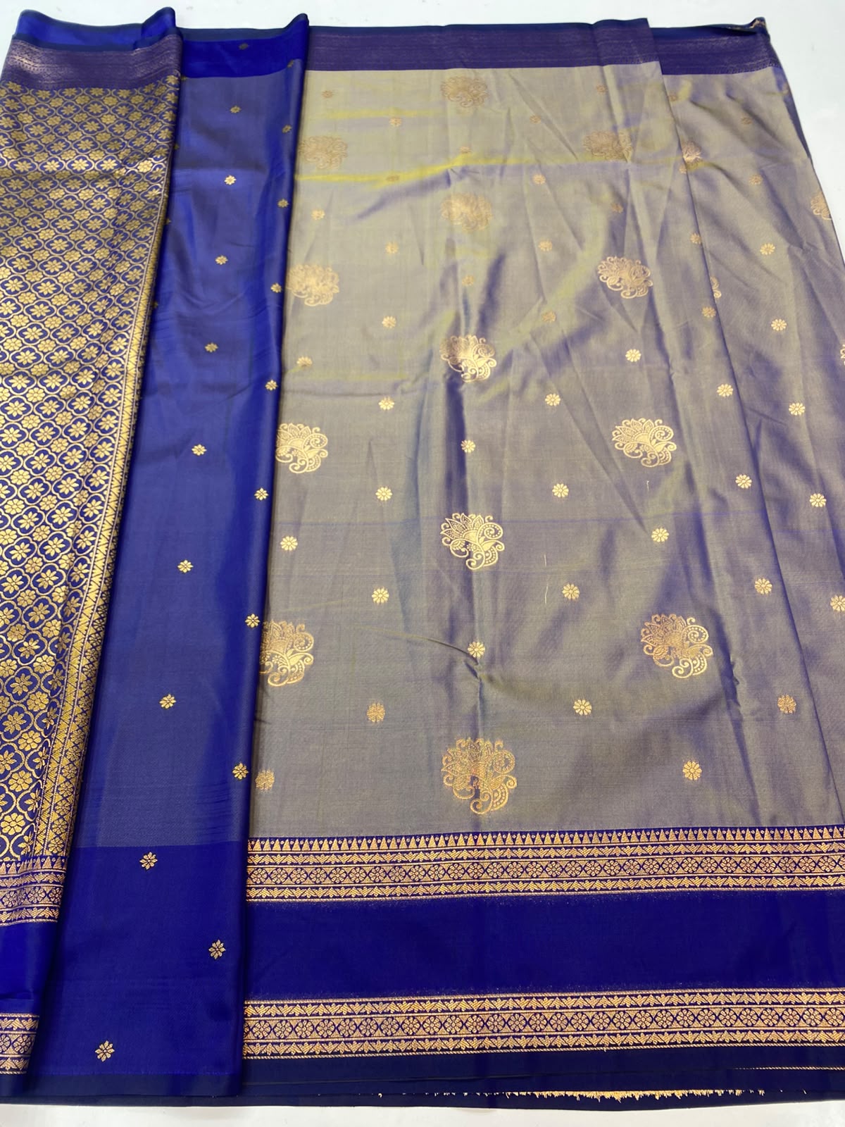 Semi Silk Butta Saree(3777-R15)