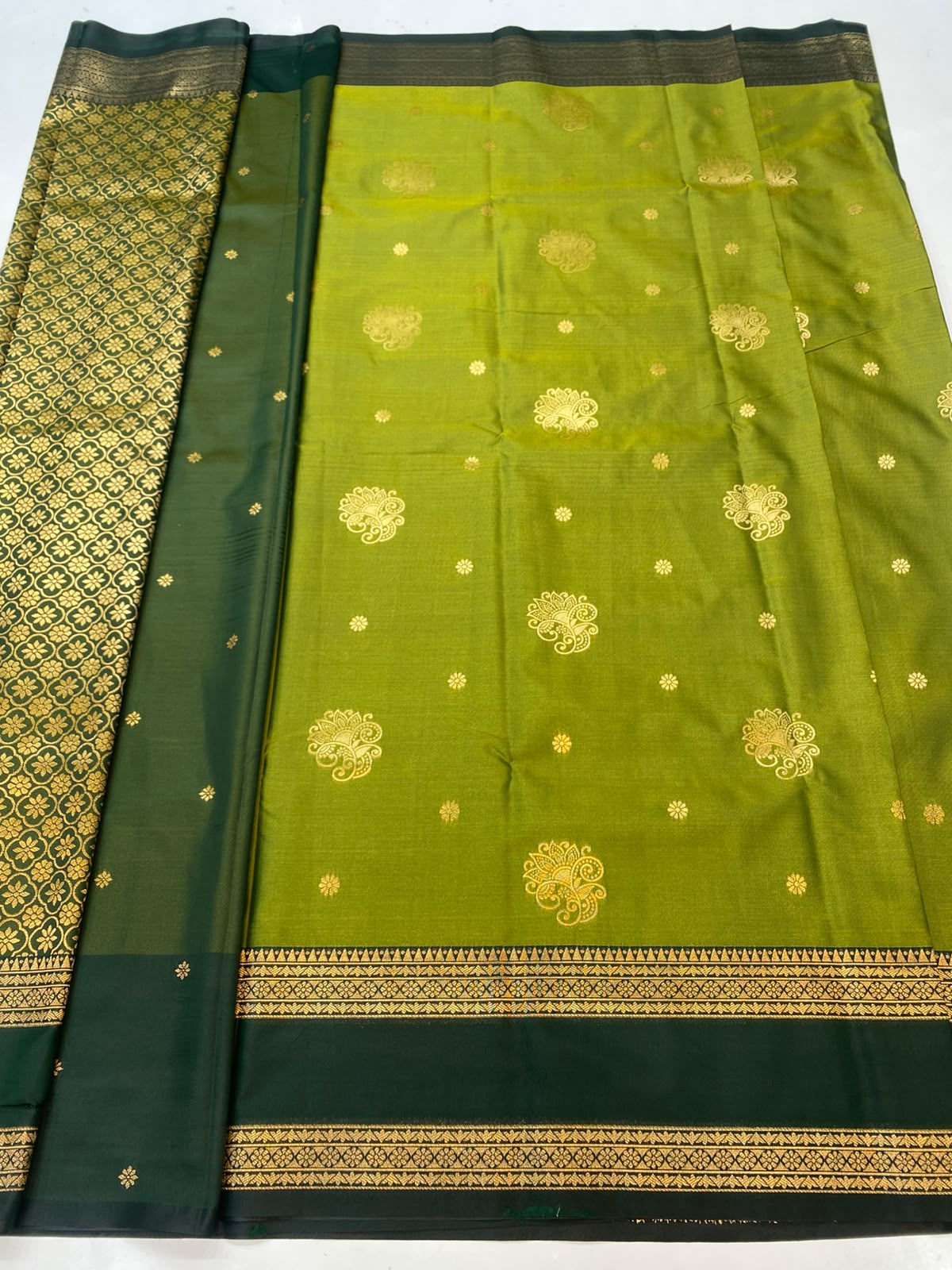 Semi Silk Butta Saree(3777-R15)