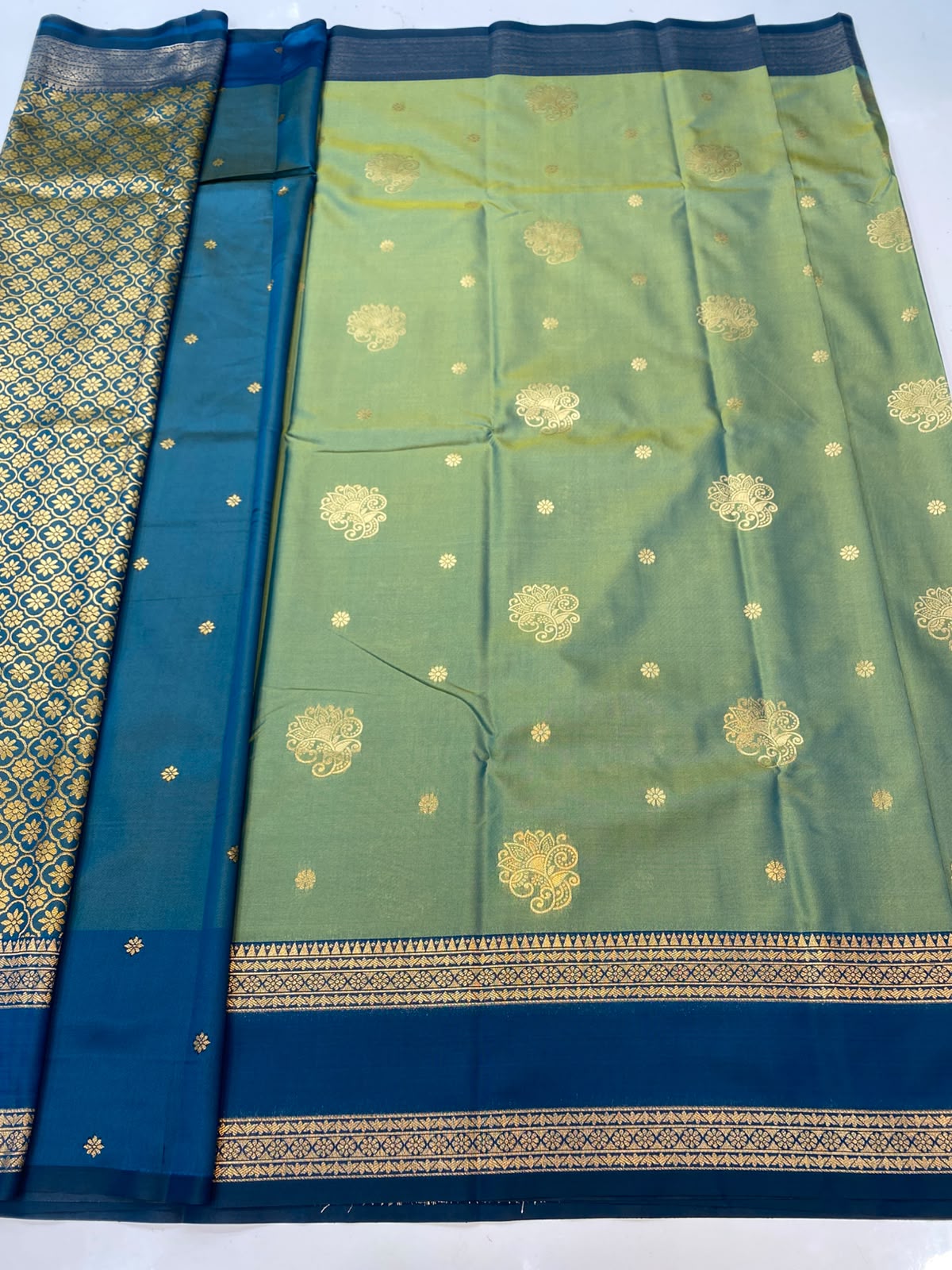 Semi Silk Butta Saree(3777-R15)