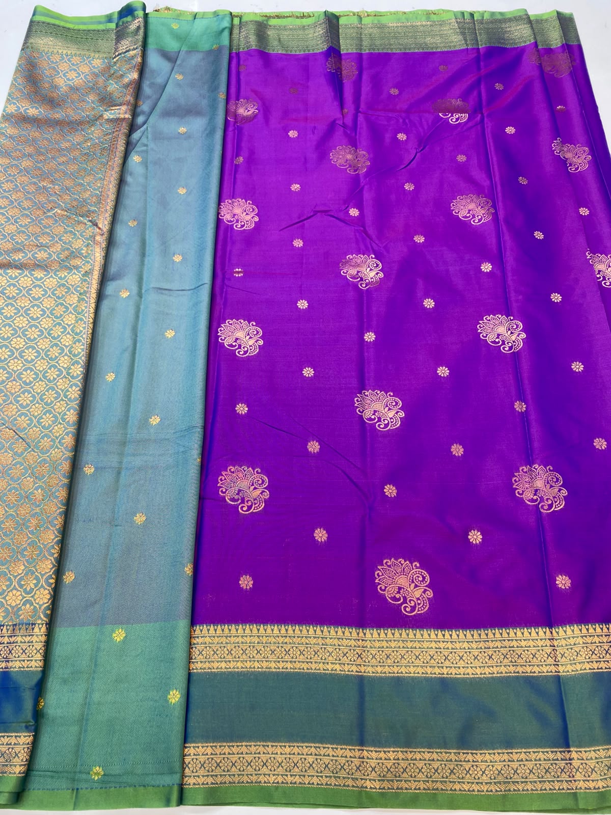 Semi Silk Butta Saree(3777-R15)