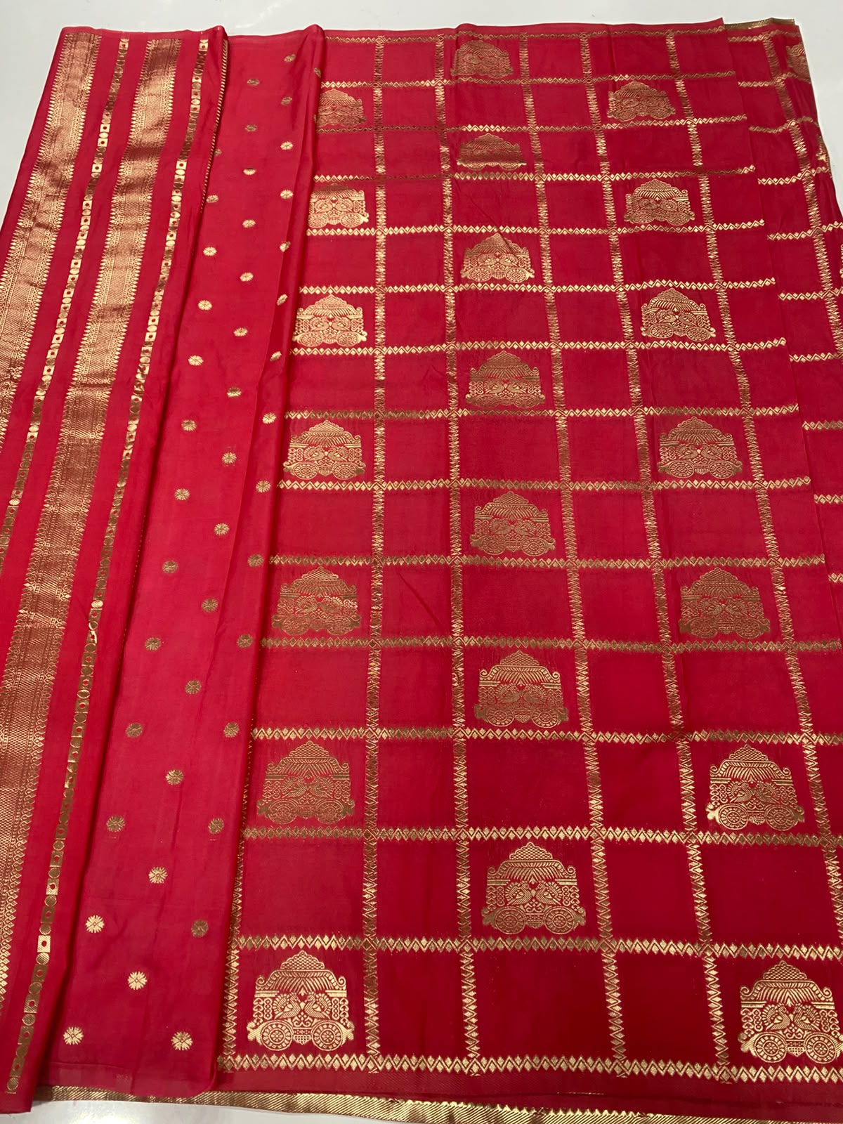Khaddi Georgette Saree(3746-R13)