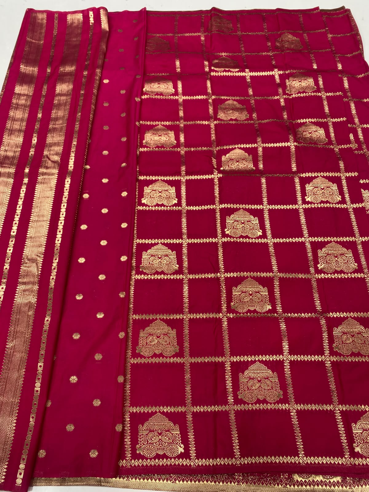 Khaddi Georgette Saree(3746-R13)