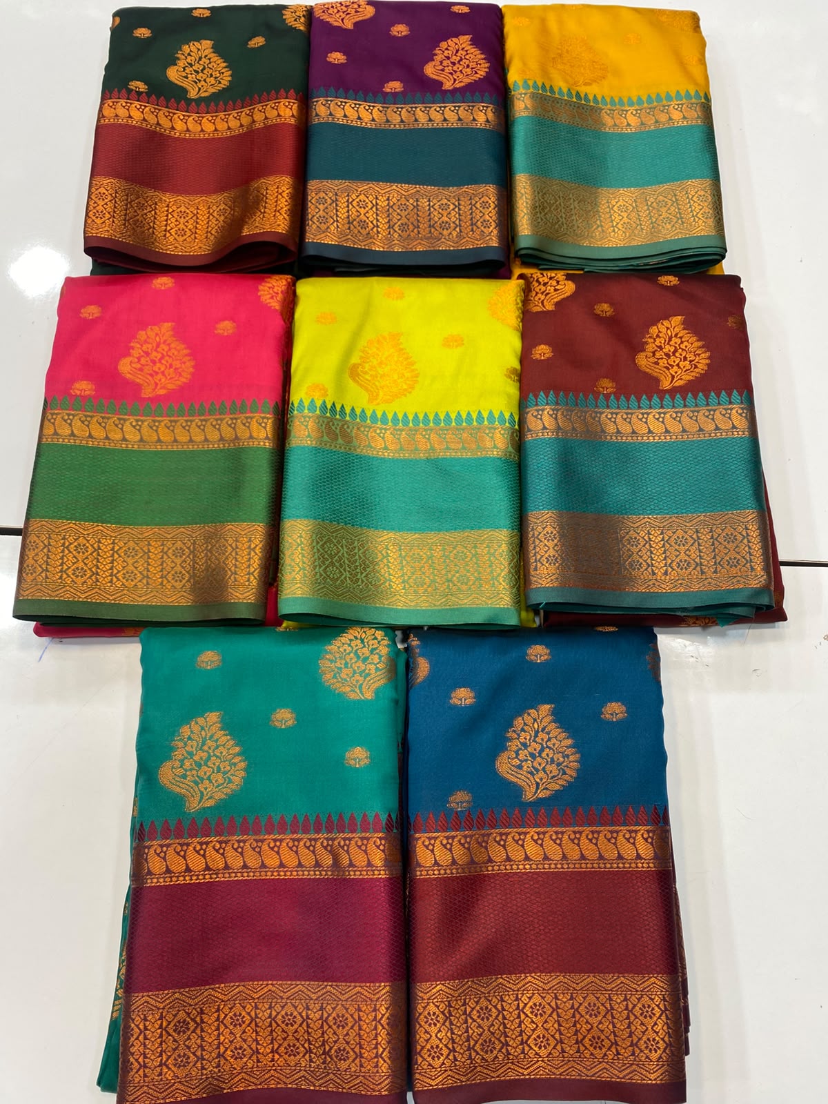 Semi Silk Butta Saree (3795-R5)