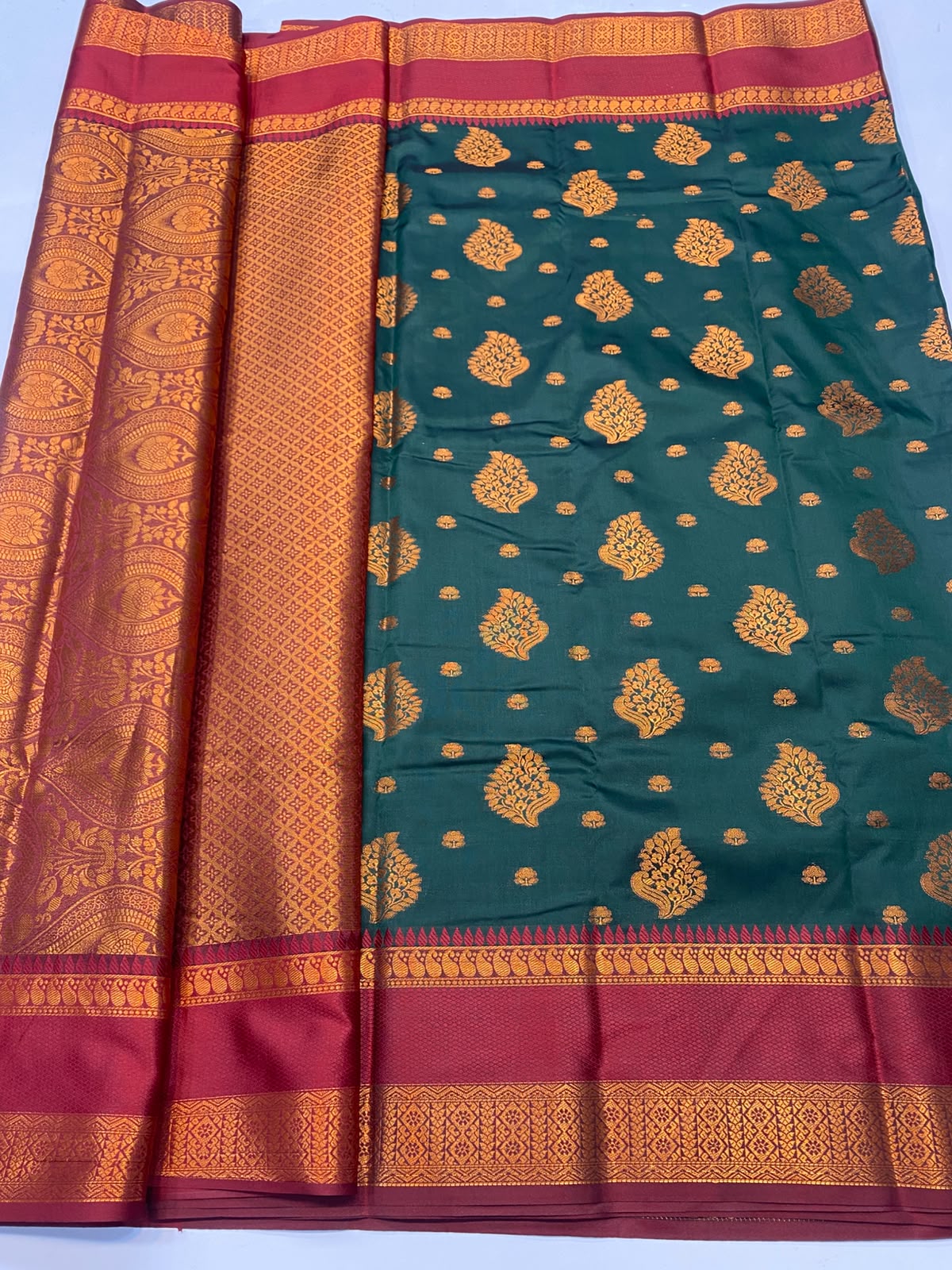 Semi Silk Butta Saree (3795-R5)