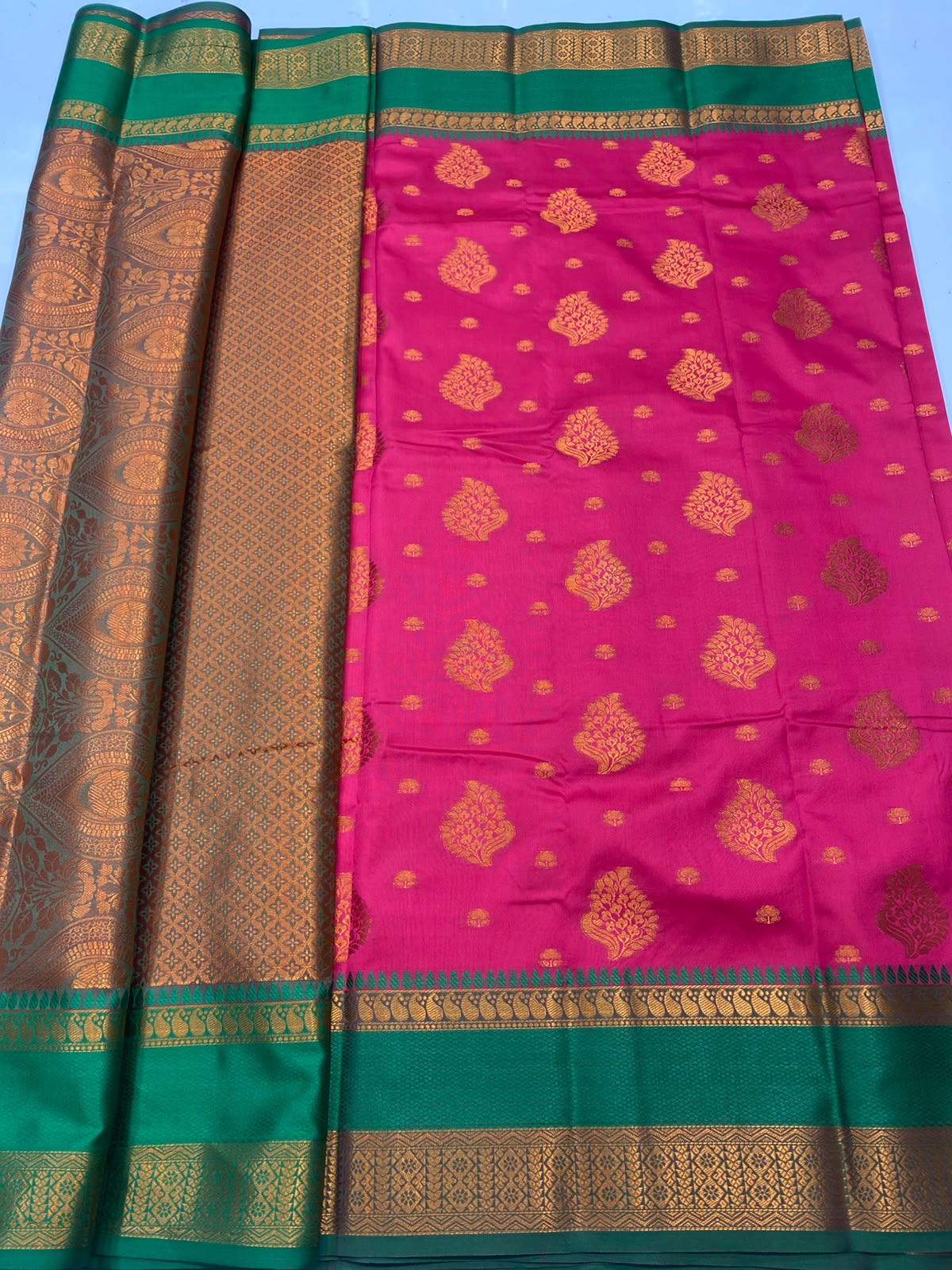 Semi Silk Butta Saree (3795-R5)